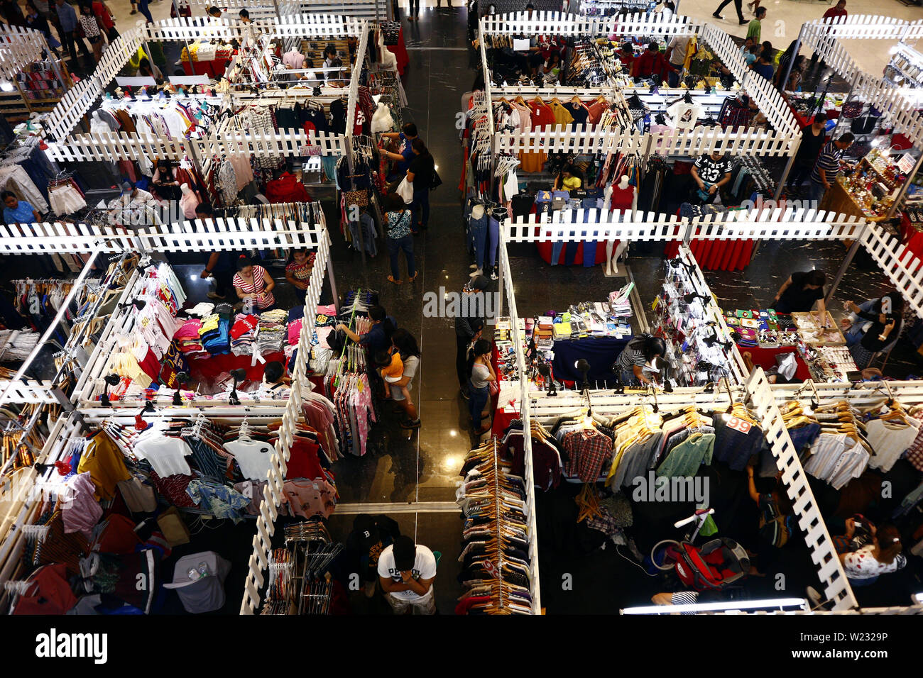 QUEZON CITY, PHILIPPINES JUNE 30, 2019 Customers visit and shop at