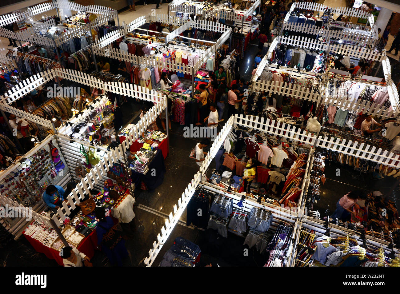 QUEZON CITY, PHILIPPINES JUNE 30, 2019 Customers visit and shop at