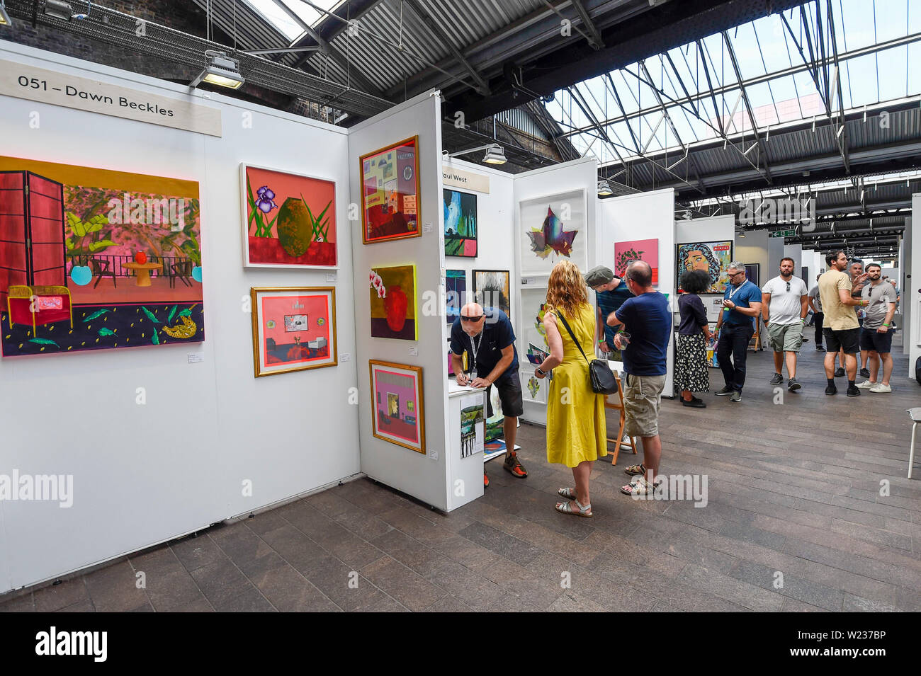 London Uk 5 July 2019 General View Of Exhibition Space Opening