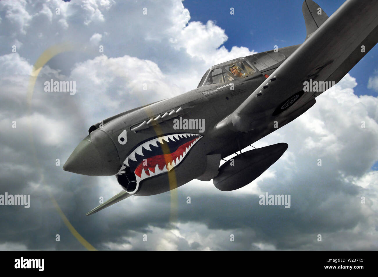 Curtiss P 40e Warhawk Flying Tigers Stock Photo Alamy Curtiss P 40e Warhawk Flying Tigers Stock Photo Alamy