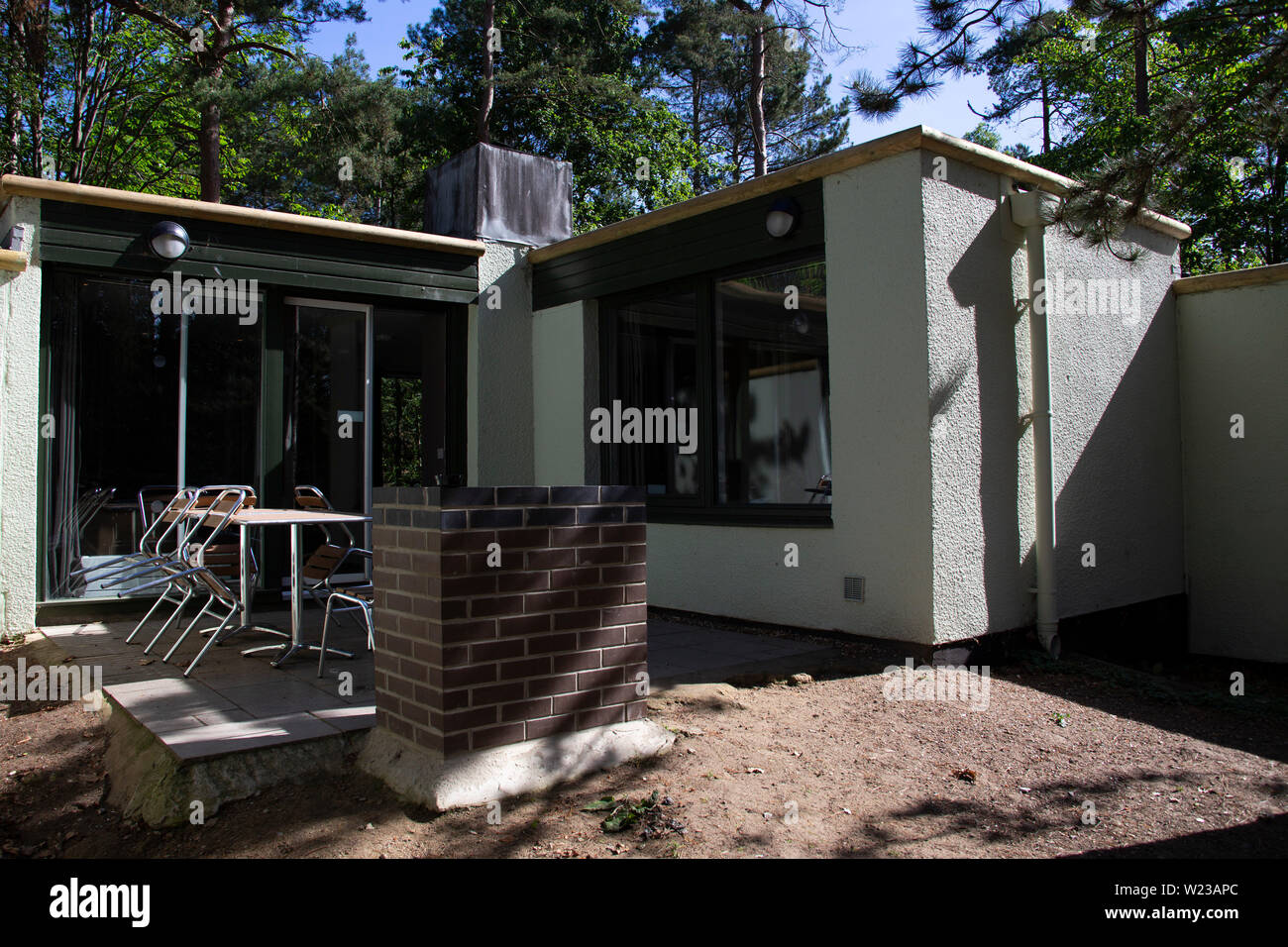 Center Parcs villa in Elveden Forest Stock Photo Alamy