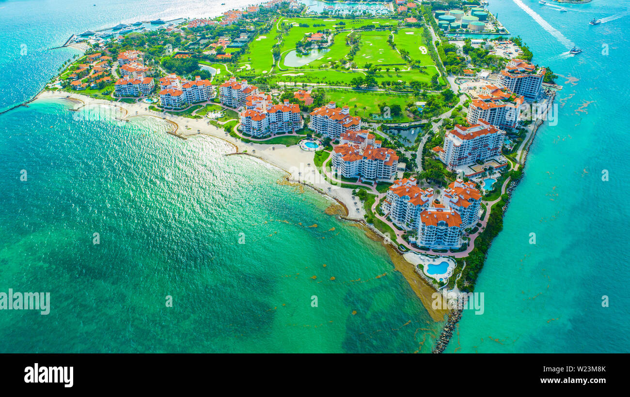Fisher island usa hi-res stock photography and images - Alamy