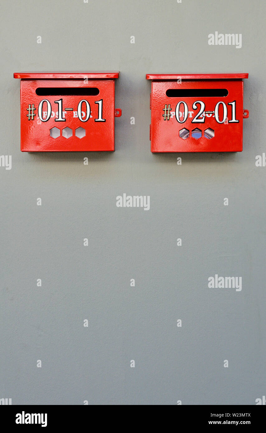 Singapore mailbox hires stock photography and images Alamy