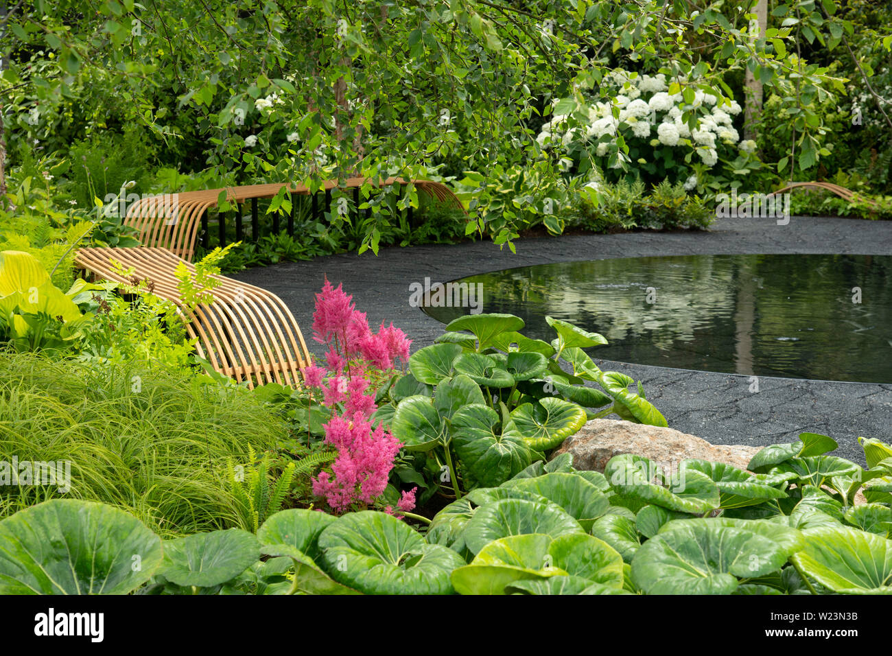 The Smart Meter Garden, winner of the Best Show Garden at the Hampton Court Palace Garden Festival 2019. East Molesey, Surrey, UK Stock Photo