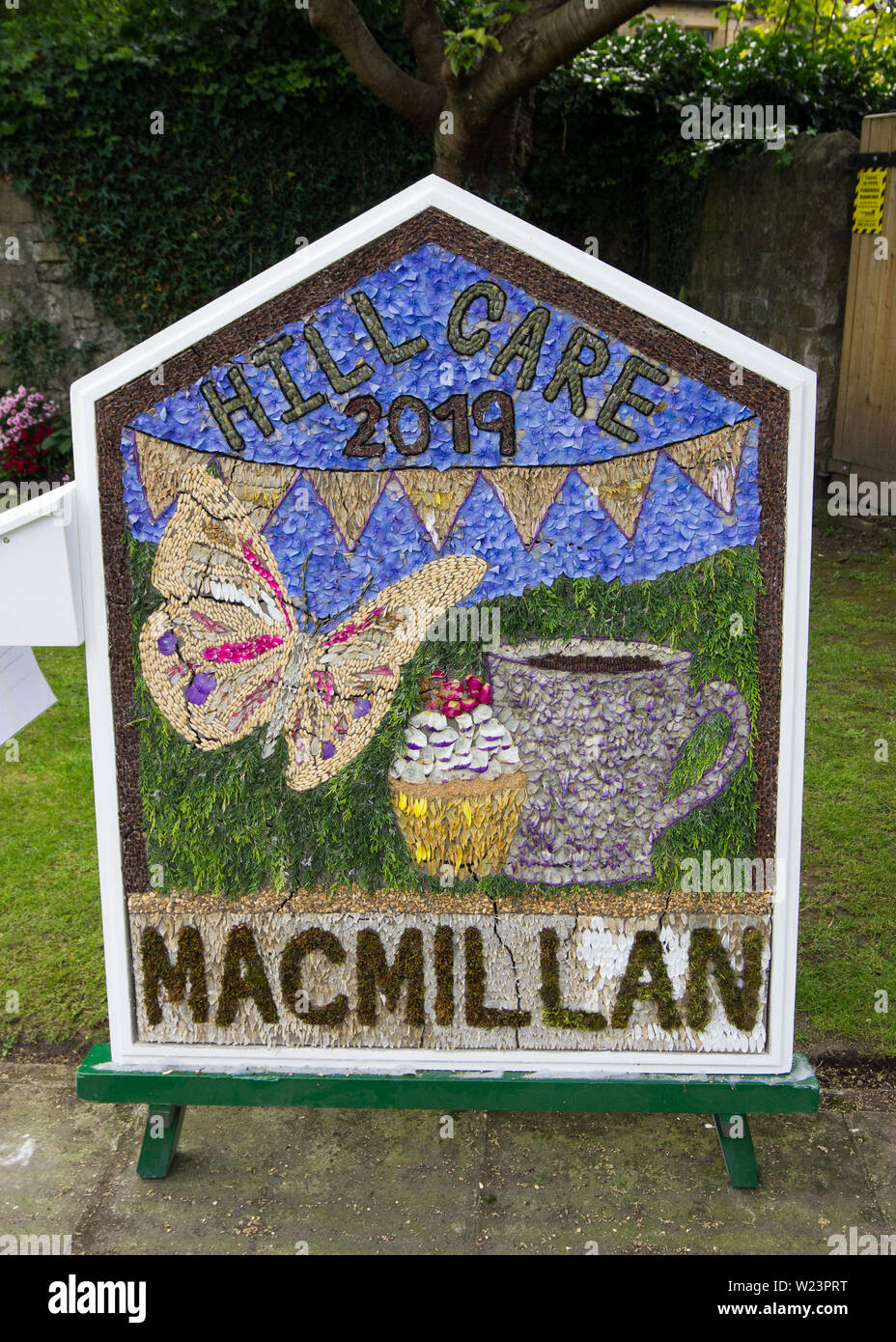 Well dressings at Bakewell 2019 Stock Photo