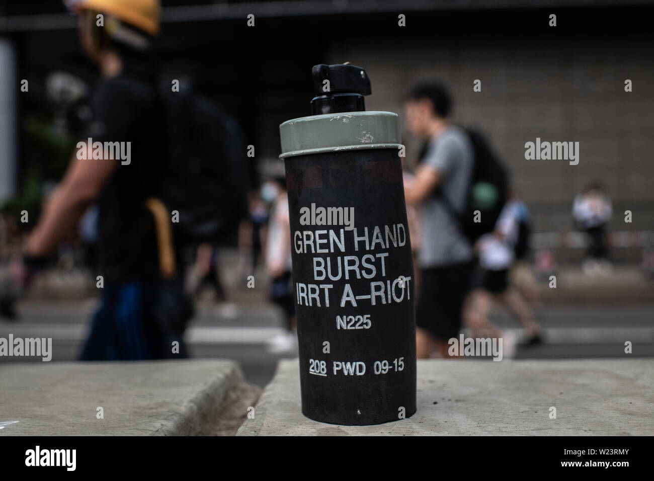 Tear gas bomb hi-res stock photography and images - Alamy