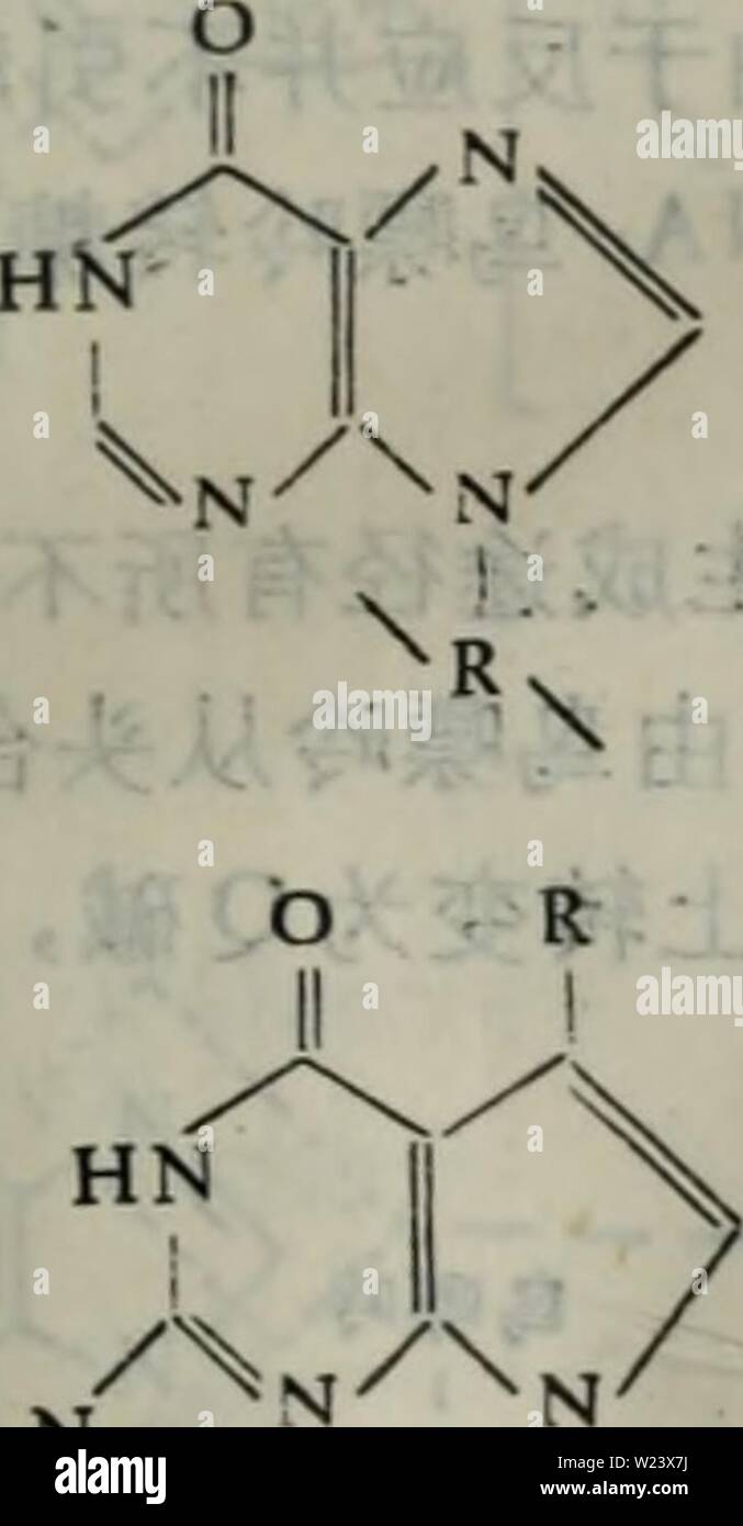 Archive image from page 188 of dai xie tang dai xie. dai xie tang dai xie ji qi tiao kong yu he suan dai xie  daixietangdaixie01shew Year: 1988.4  COOH CHCH.CH, NH, O  R rRNA (U) () (2) (3) -rRNA(c/&gt;) rRNA(m'ncp'c/Â») ãå «,&  :RNA(mV) 7.1åQçåçåæ å°IåQè¿äºä¸ªç».æå®å ¨ä¸åçä¿®é¥°æï¼ä¸èµ·è®¨è®ºï¼ä¹ç± 4å®ä»¬å±äºåä¸ç±»ççåææºå¶ï¼å³å¨å¤æ ¸æé ¸é¾æ°´å¹³ä¸è¿è¡è½¬ç³è·ä½ç¨ââç¨æ¬¡é»å å¤æ» åºç½®æ¢INAé¾ä¸çè ºååï¼ç¨Qç¢±æå ¶åä½åä»£RNAé¾ä¸çé¸åå¤ãa 7-26 ååºIãQåå ¶åä½çç»æå¼åå ¶å-¦å. ã â H,N    1 =5-å£åºå¤å¤æ ¸è·ï¼å ¶æ» åºä¸ºæ¬¡é»ååy OH Q;R  Stock Photo