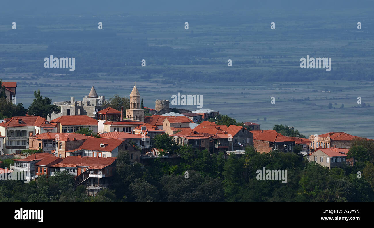 Signahi Sighnaghi georgia houses hi-res stock photography and images - Alamy