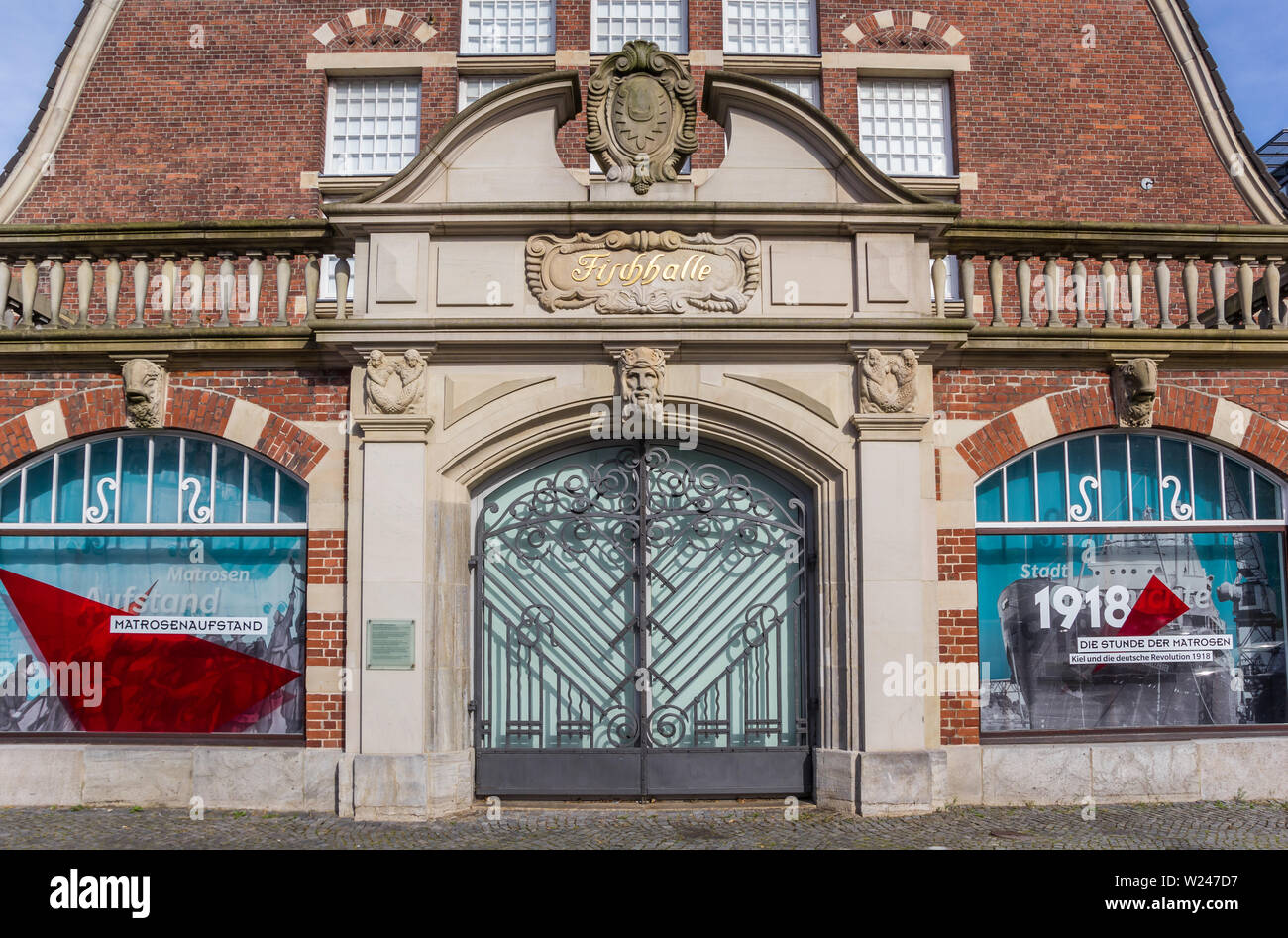 Facade of the maritime museum in Kiel, Germany Stock Photo