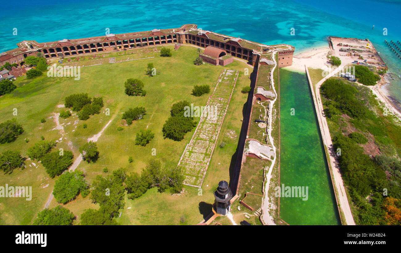 Aerial fort jefferson hi-res stock photography and images - Alamy