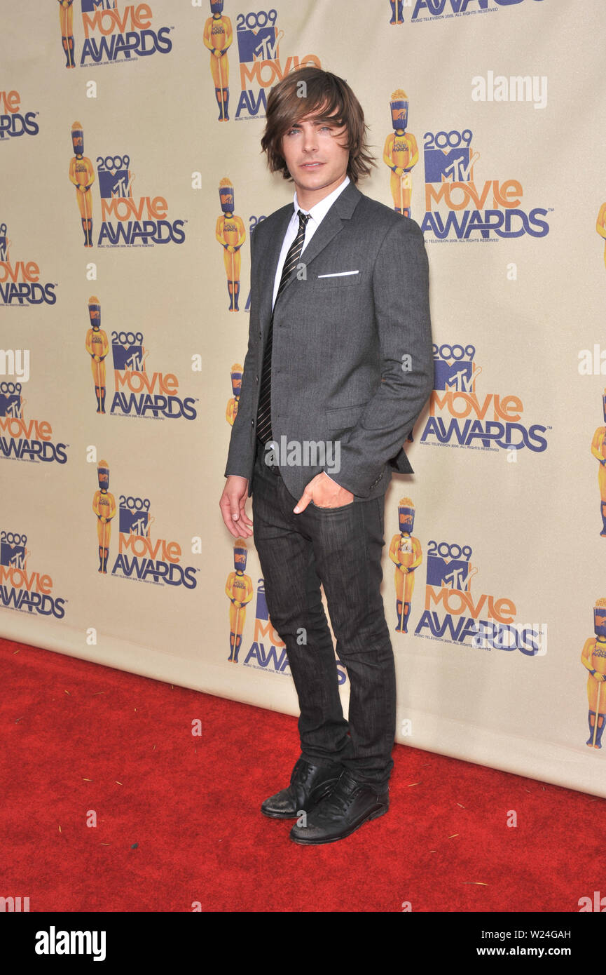 LOS ANGELES, CA. May 31, 2009: Zac Efron at the 2009 MTV Movie Awards
