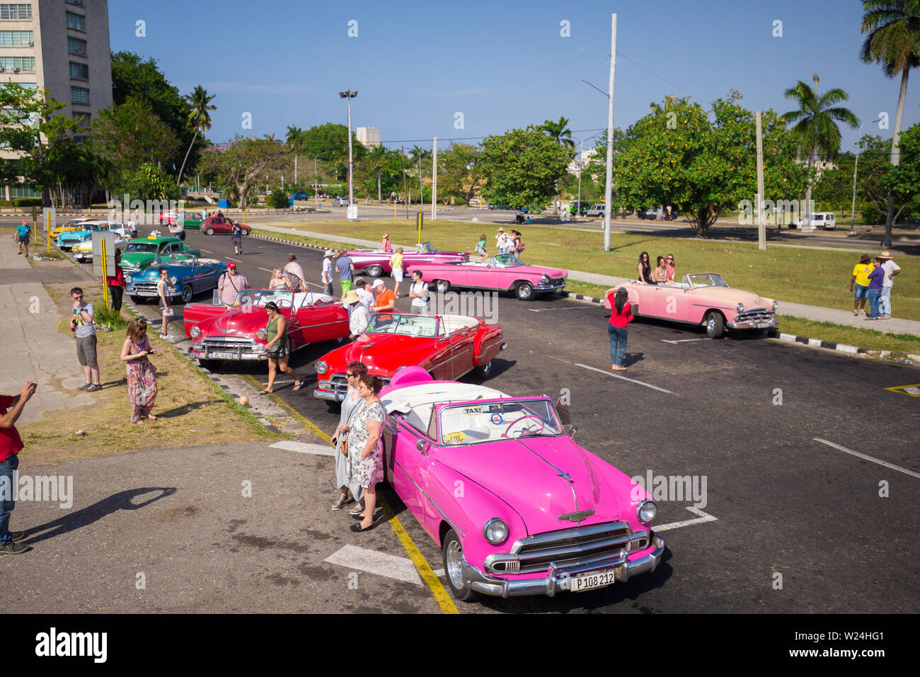 Republic of Cuba. Country in the Caribbean. Freedom Island. Stock Photo