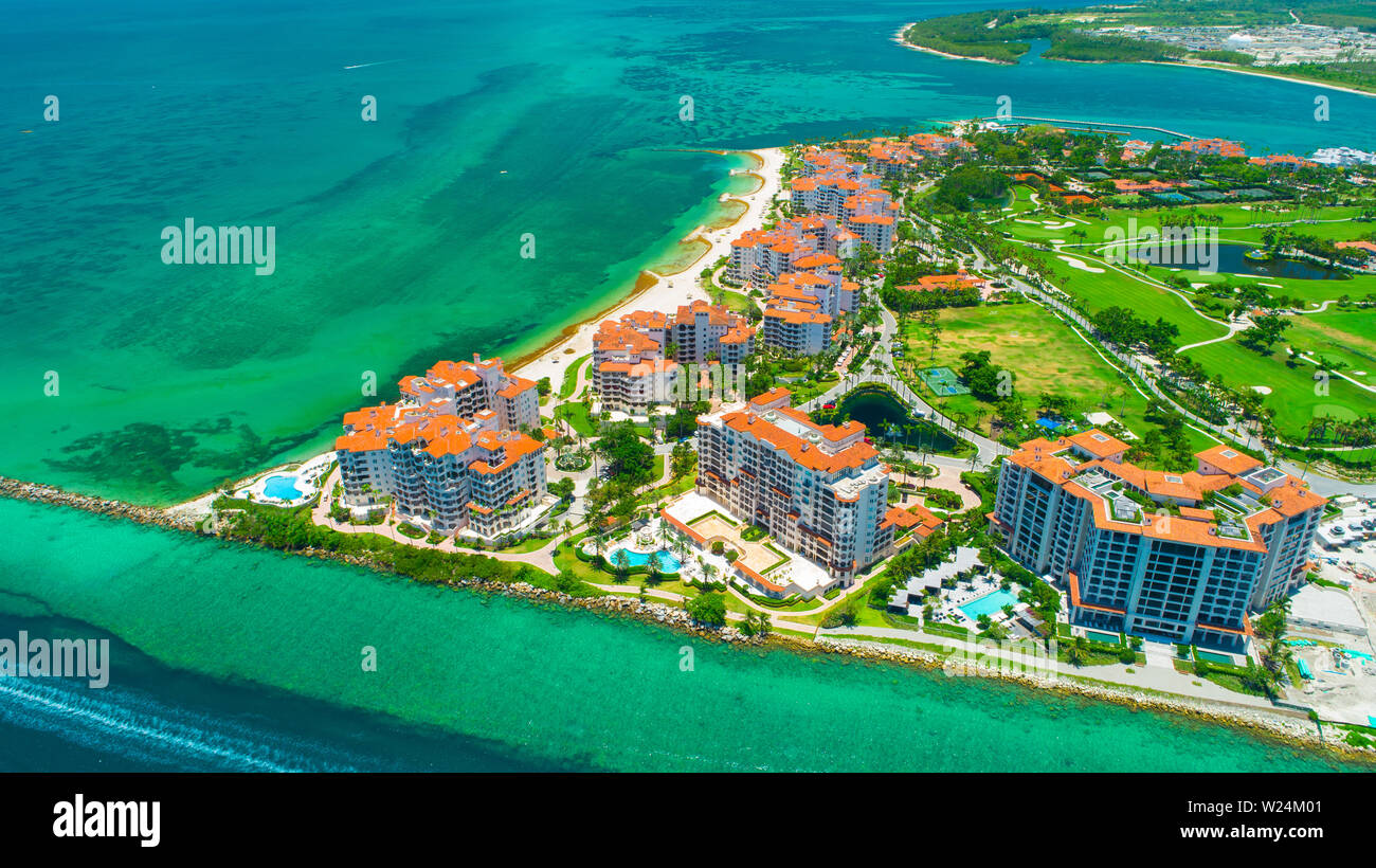 Fisher Island. Miami. Florida. USA Stock Photo Alamy