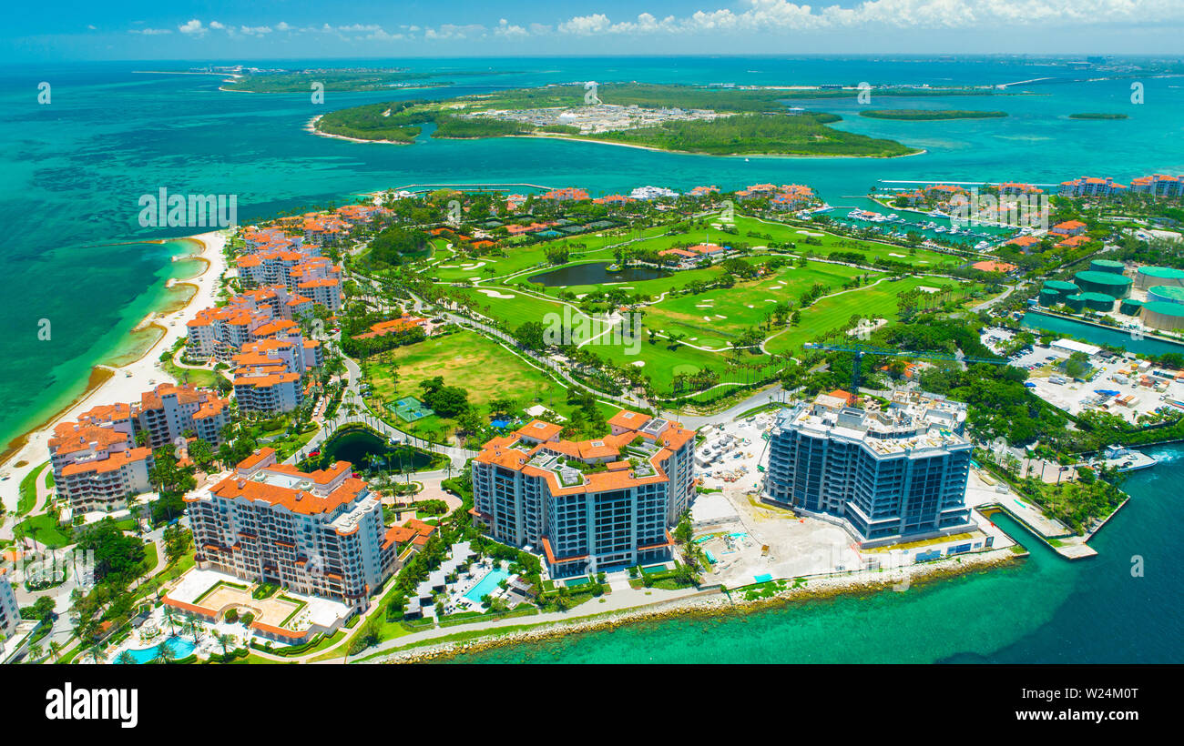 Fisher Island. Miami. Florida. USA Stock Photo Alamy