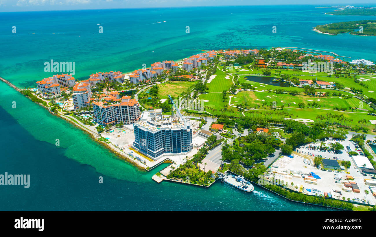 Fisher Island. Miami. Florida. USA Stock Photo Alamy