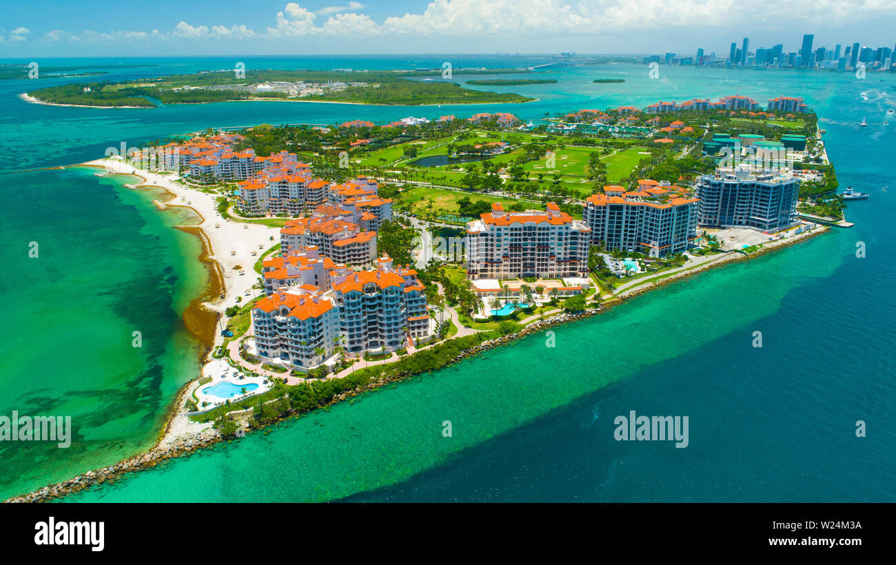 Fisher Island. Miami. Florida. USA Stock Photo Alamy