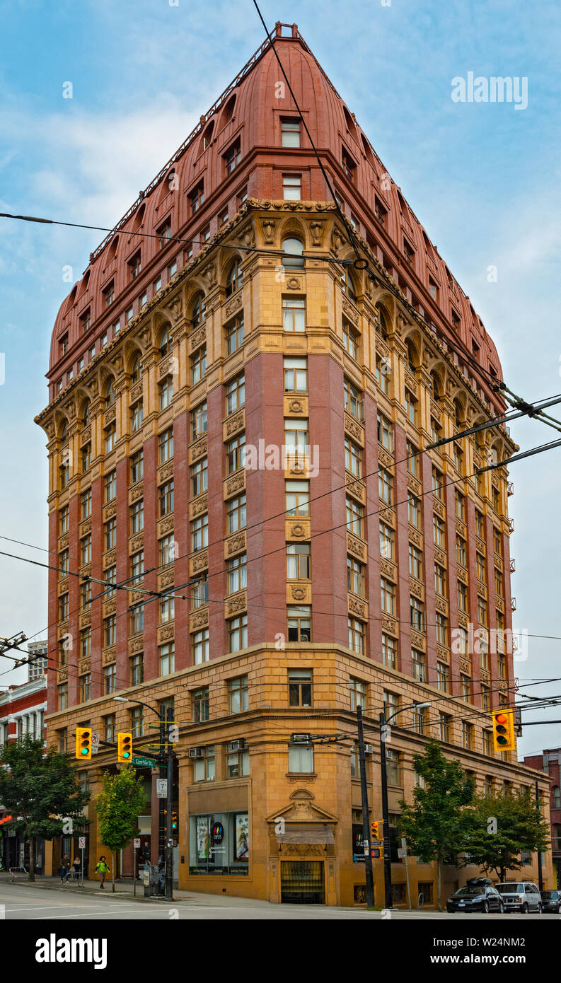 Canada, British Columbia, Vancouver, 207 West Hastings St., Dominion Building, Beaux-Arts skyscraper opened 1910 Stock Photo