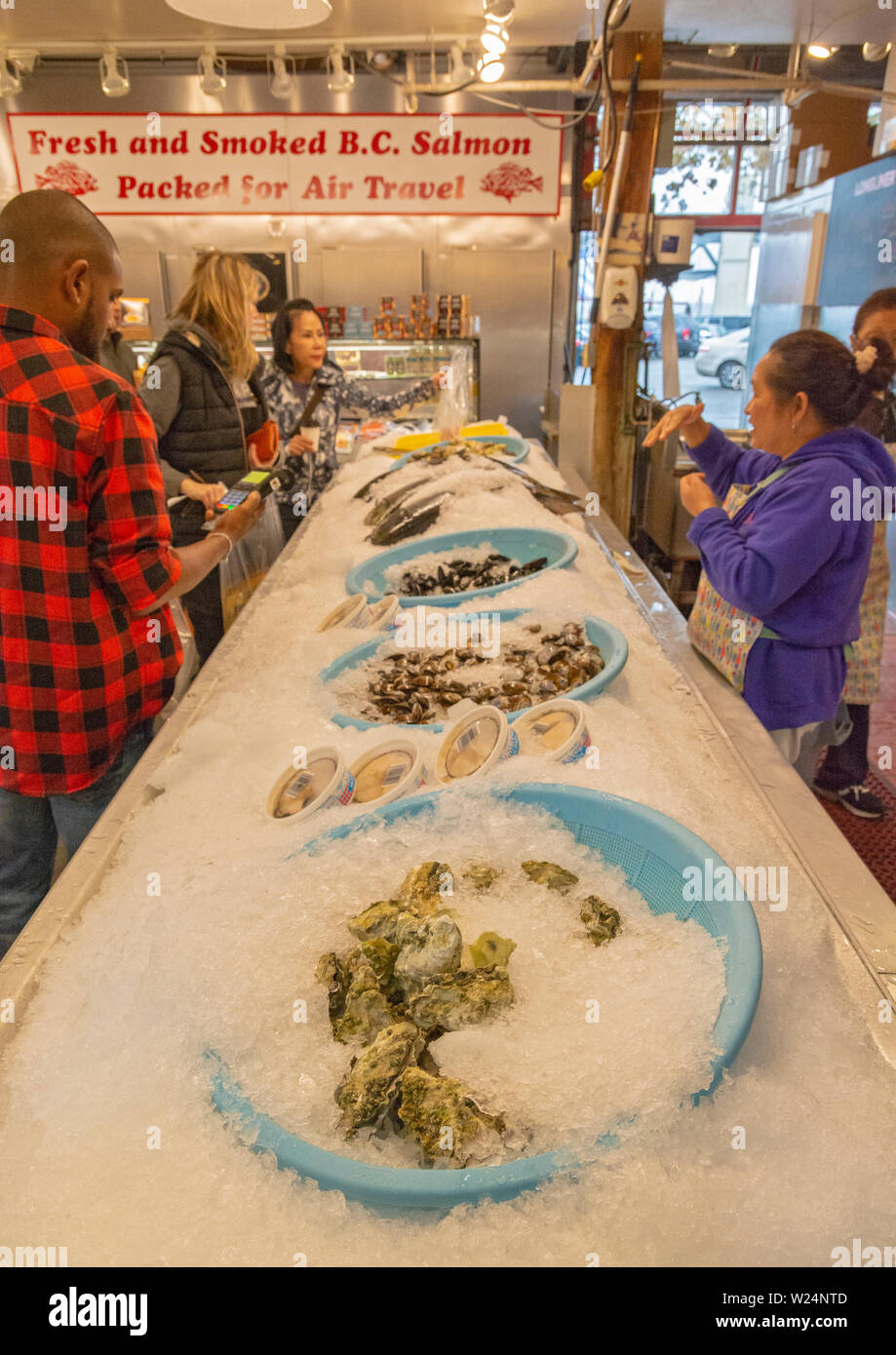 Granville island market fish hires stock photography and images Alamy
