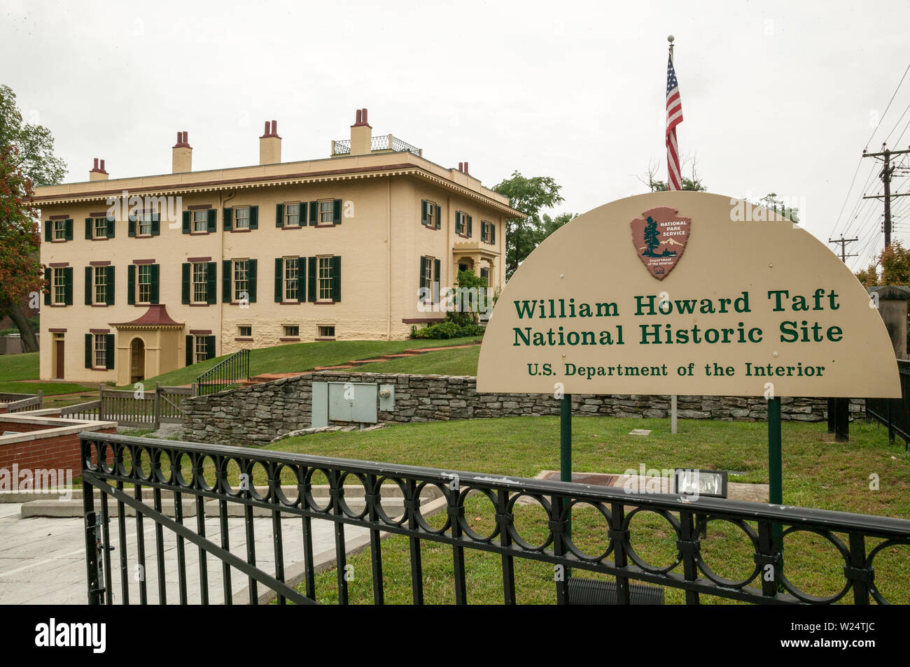 William Howard Taft National Historic Site in Cincinnati, Ohio, USA ...