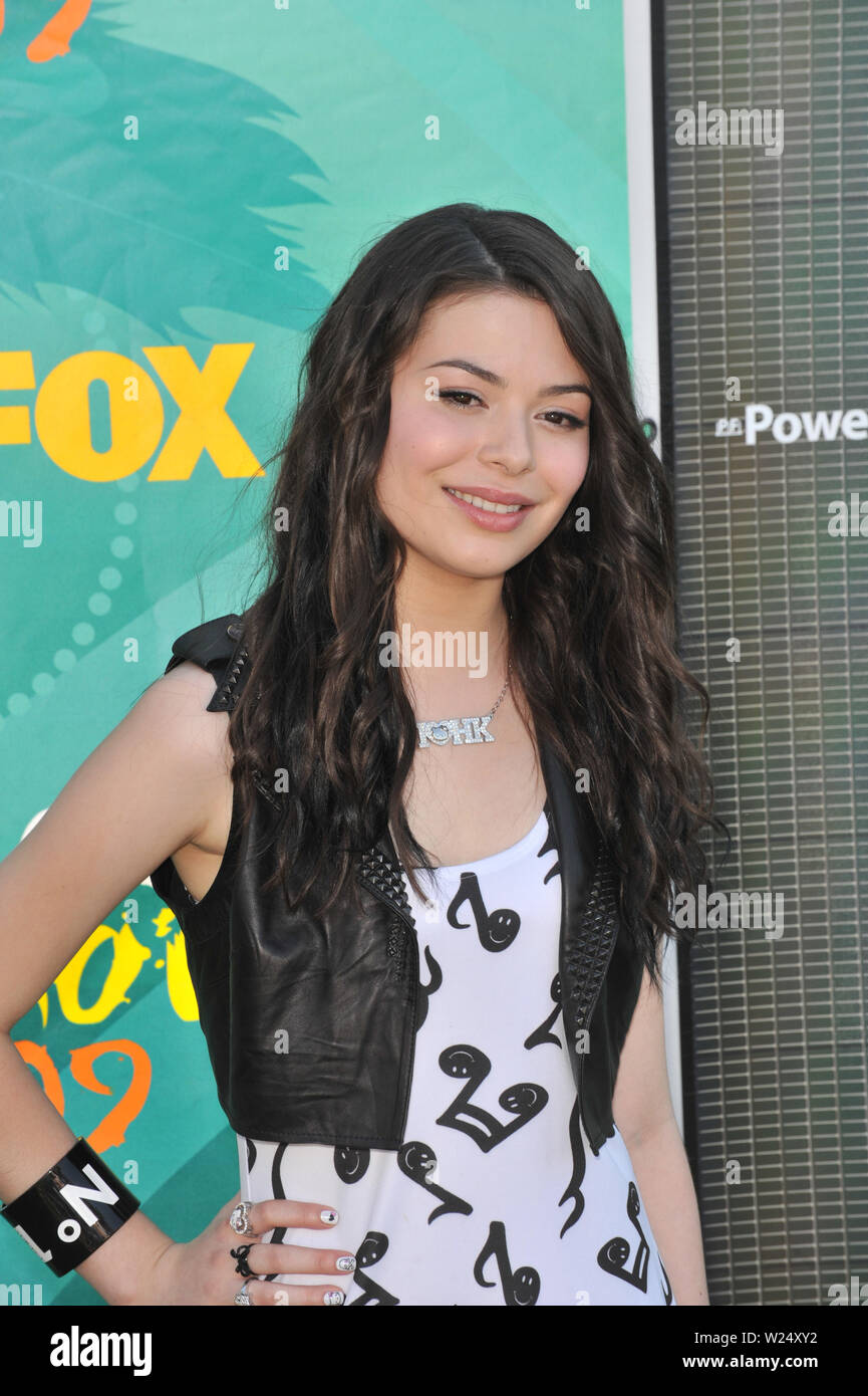LOS ANGELES, CA. August 10, 2009: Miranda Cosgrove at the 2009 Teen ...
