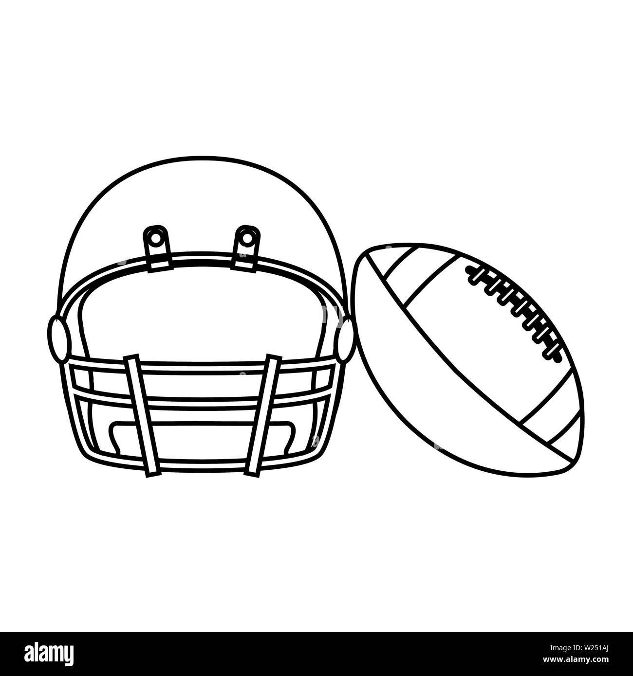 American football object Stock Vector Image & Art - Alamy