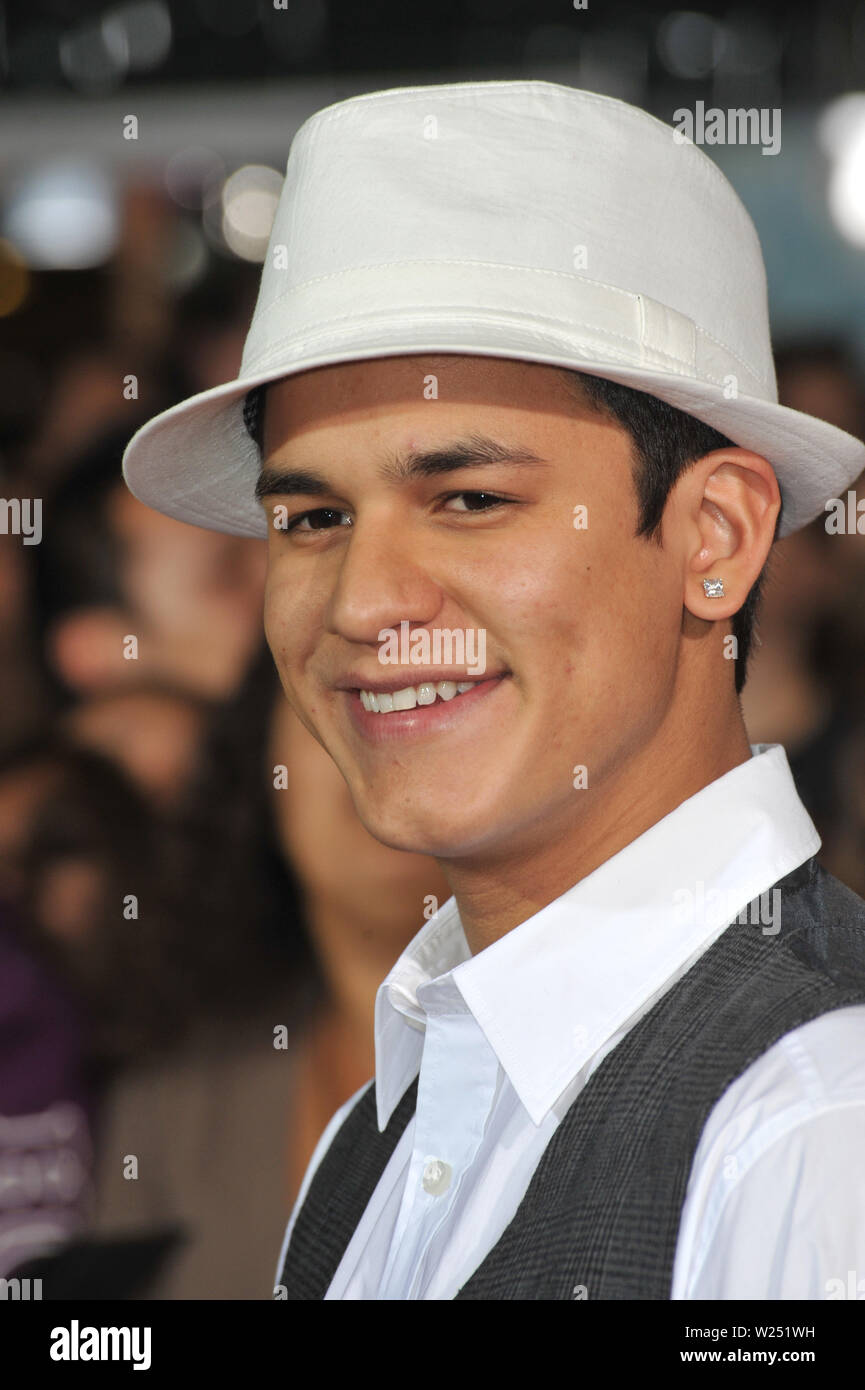 LOS ANGELES, CA. November 17, 2009: Bronson Pelletier at the world premiere of his new movie 'The Twilight Saga: New Moon' at Mann Village & Bruin Theatres, Westwood. © 2009 Paul Smith / Featureflash Stock Photo