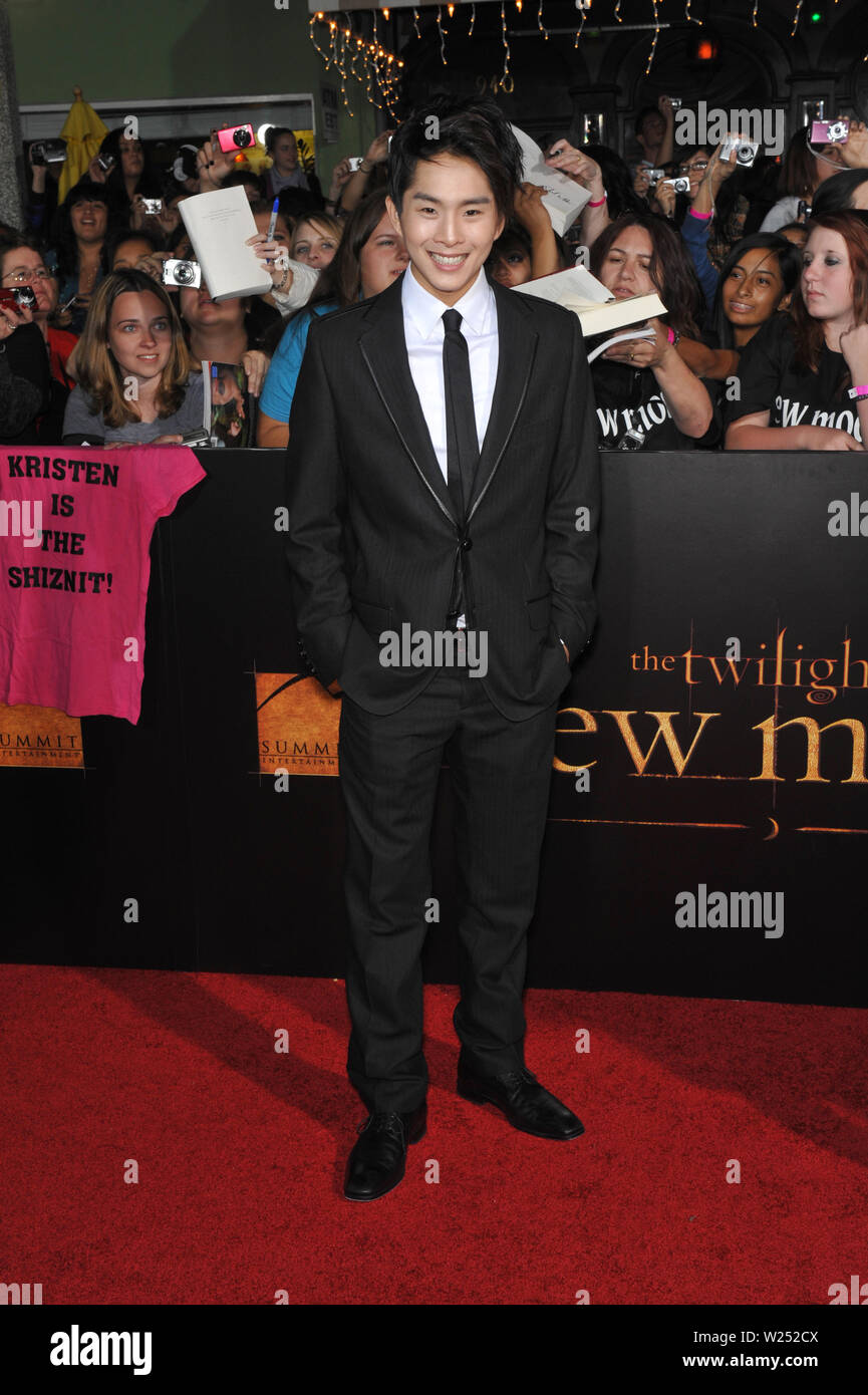 LOS ANGELES, CA. November 17, 2009: Justin Chon at the world premiere of 'The Twilight Saga: New Moon' at Mann Village & Bruin Theatres, Westwood. © 2009 Paul Smith / Featureflash Stock Photo