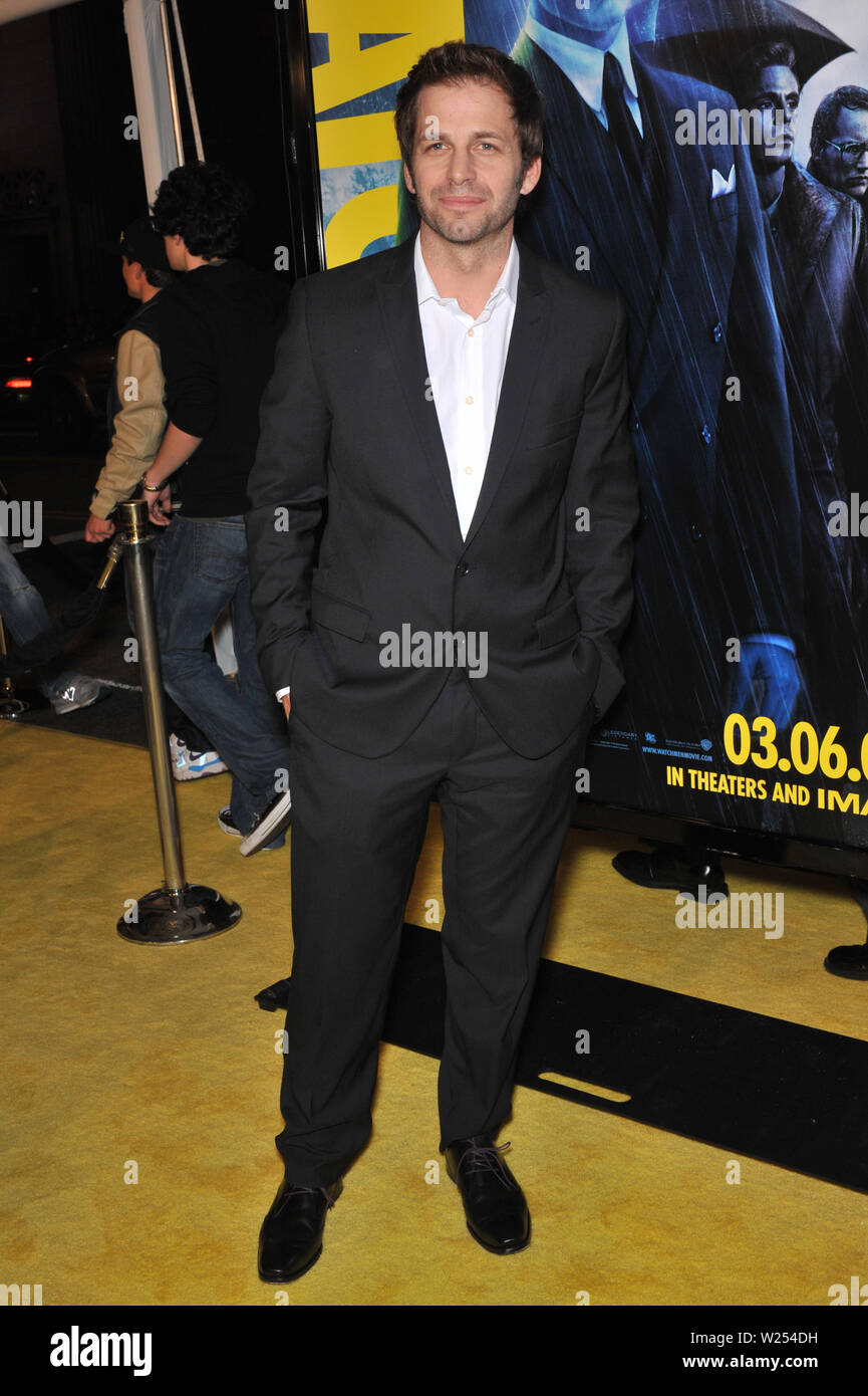 Los Angeles Ca March 02 09 Director Zack Snyder At The Us Premiere Of His New Movie Watchmen At Grauman S Chinese Theatre Hollywood C 09 Paul Smith Featureflash Stock Photo Alamy