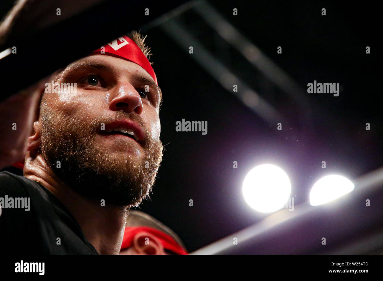 Tommy Frank enters the ring before his fight with John Chuwa during the Dennis Hobson Promotions boxing event at Ponds Forge, Sheffield. Picture date: Stock Photo