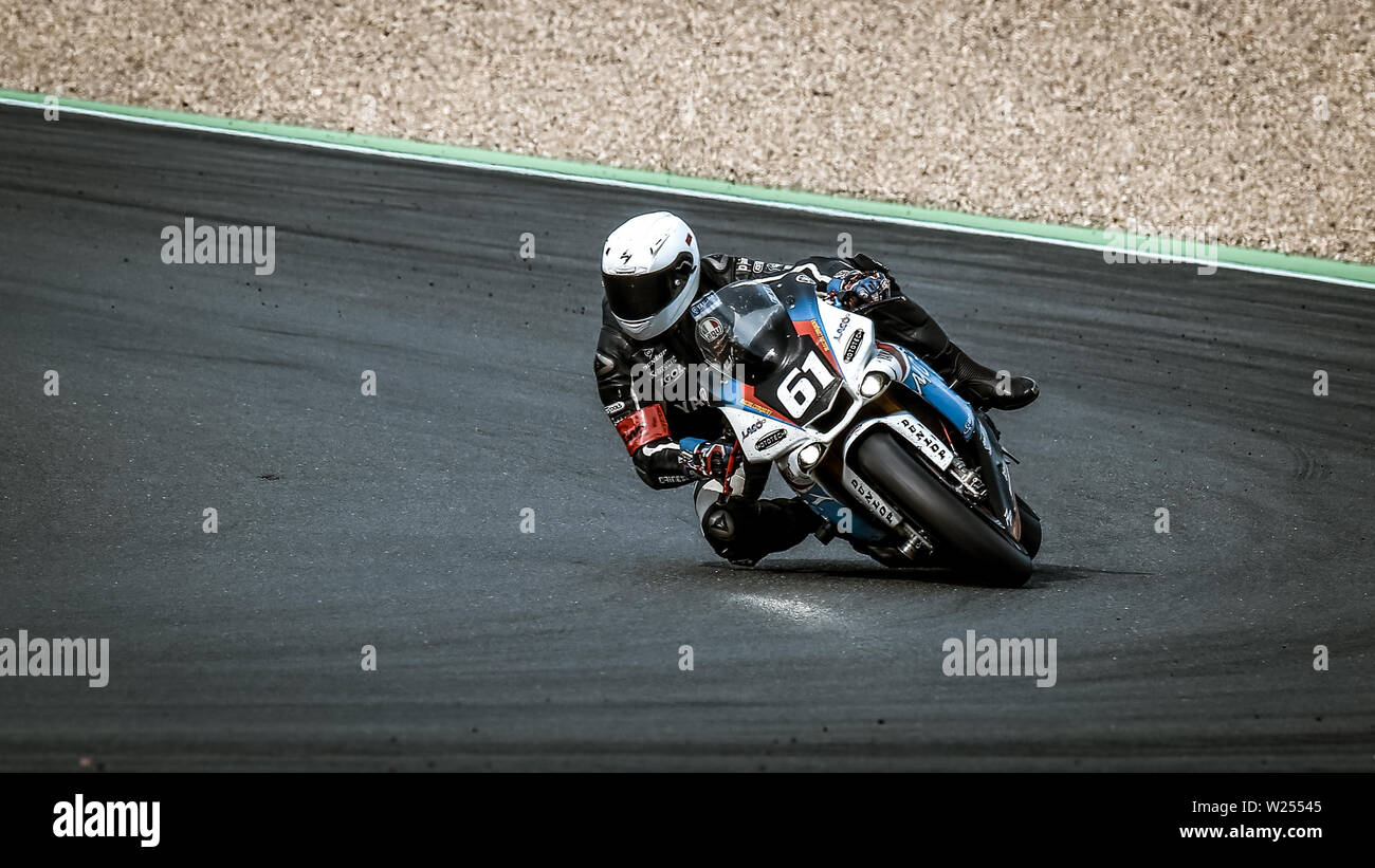 Oschersleben, Germany, June 09, 2019: Yamaha YZF-R1 by MOTOTECH EWC TEAM compete to FIM Endurance World Championship Stock Photo