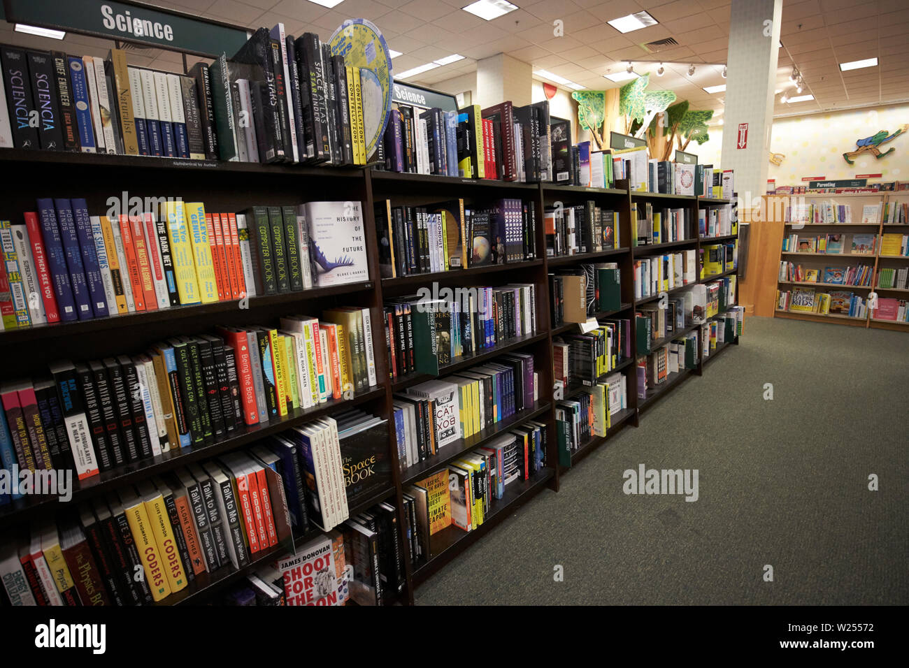 book store in St Johns Town Center Jacksonville Florida USA Stock Photo