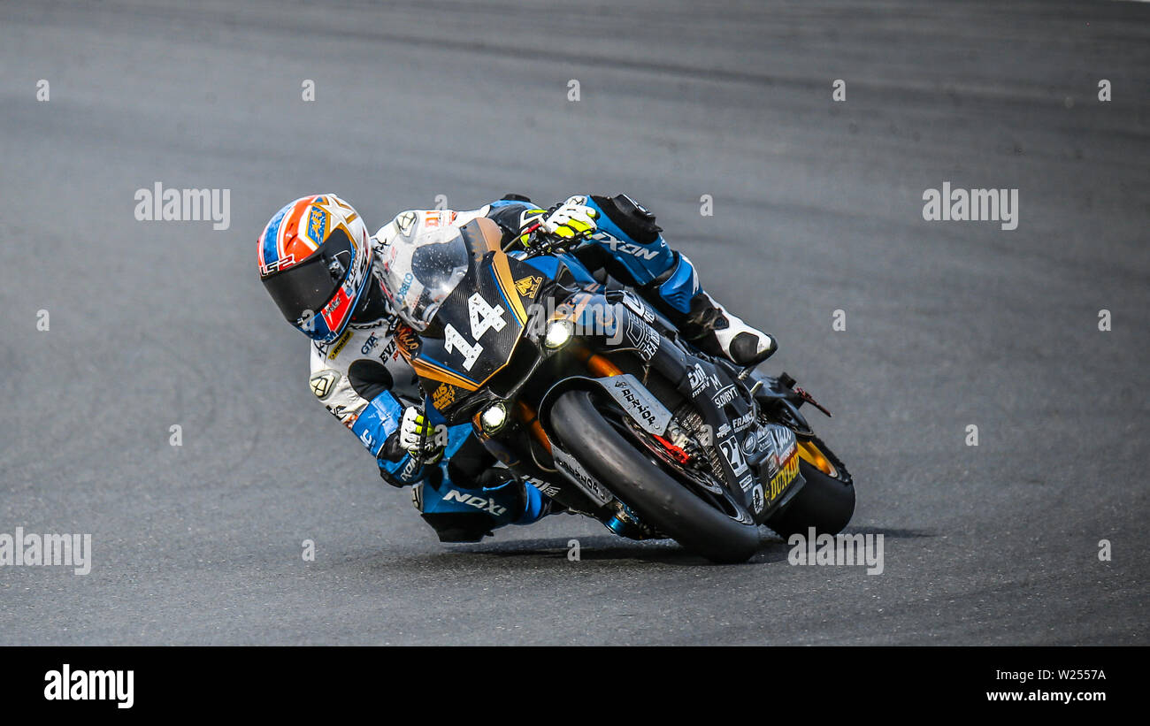 Oschersleben, Germany, June 09, 2019: Yamaha YZF-R1 by MACO RACING Team compete to FIM Endurance World Championship Stock Photo