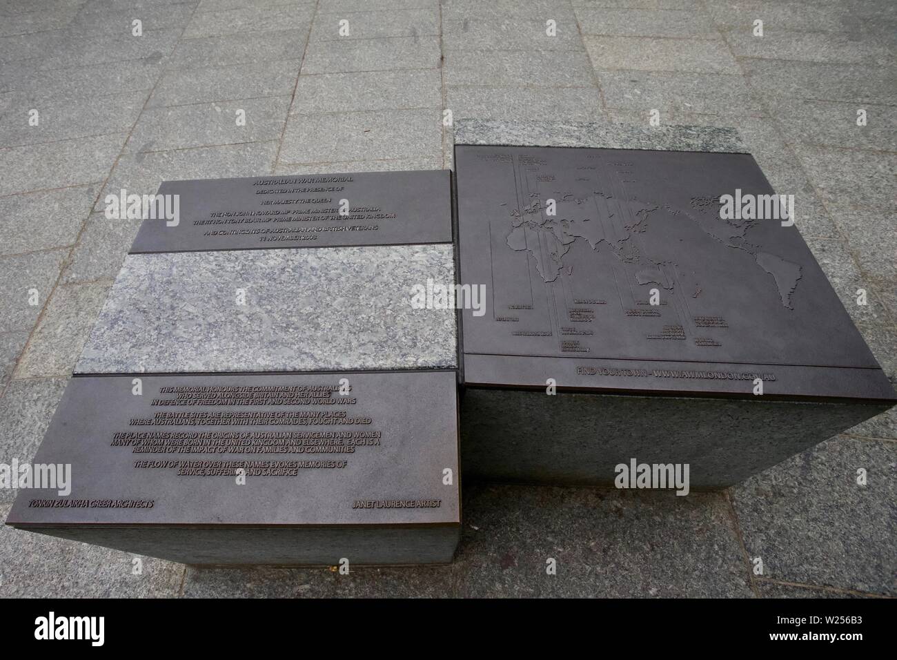 Australian War Memorial, Hyde Park Corner, London Stock Photo