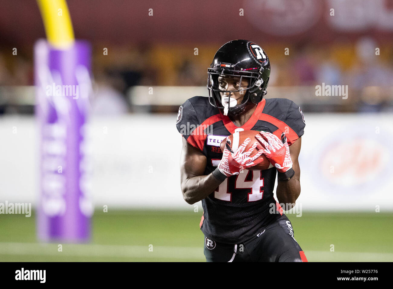 July 05, 2019: Ottawa Redblacks wide receiver Ryan Lankford (14 ...