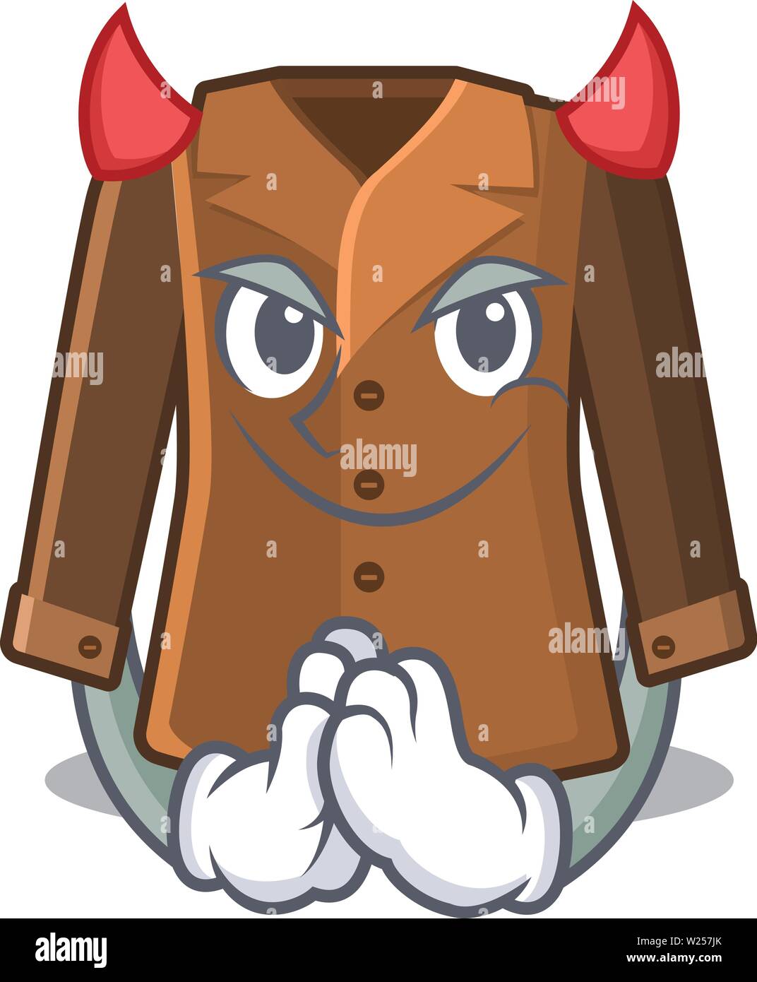 Devil cartoon coat kept in a closet Stock Vector Image & Art - Alamy