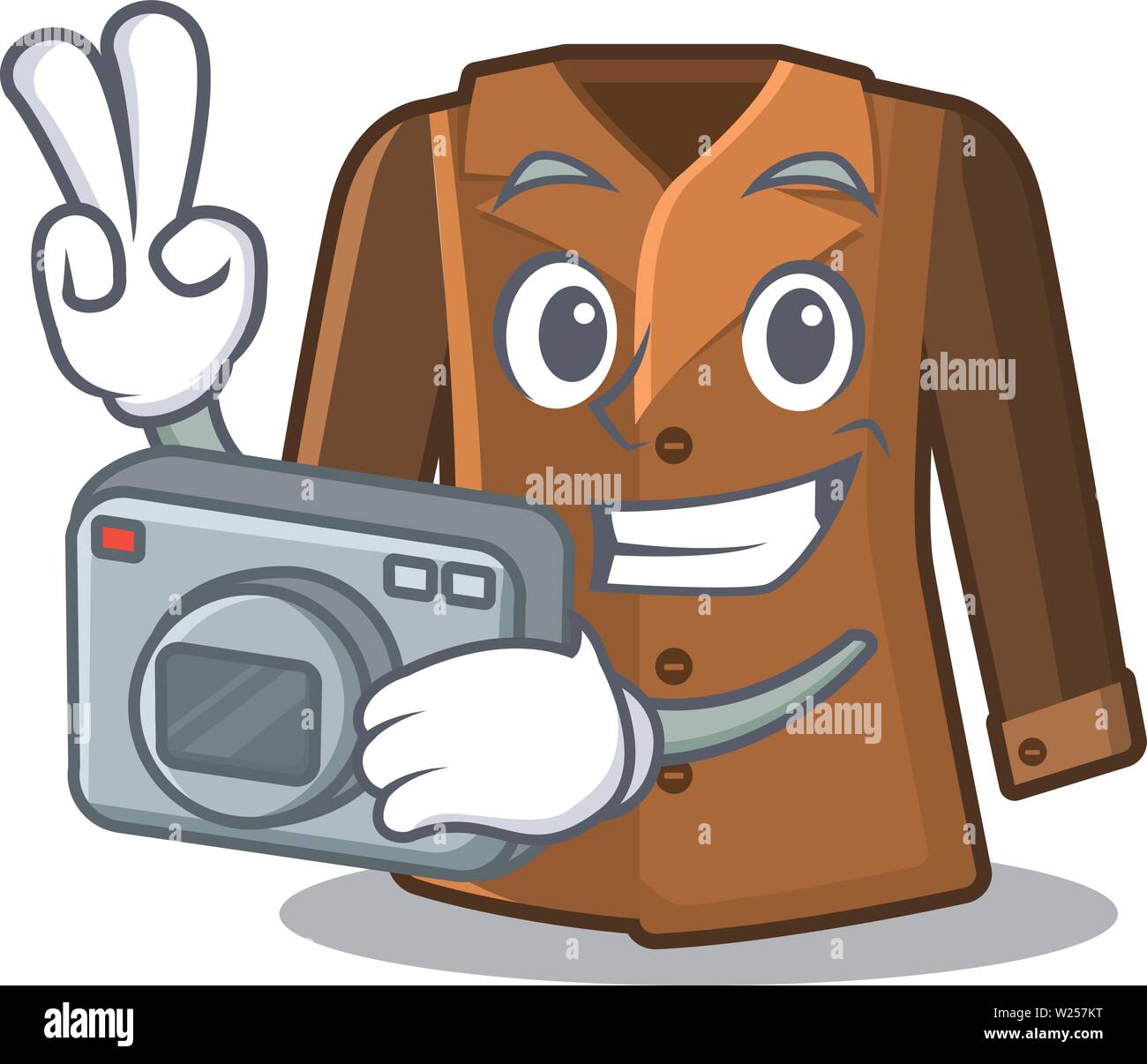 Photographer cartoon coat kept in a closet Stock Vector Image & Art - Alamy