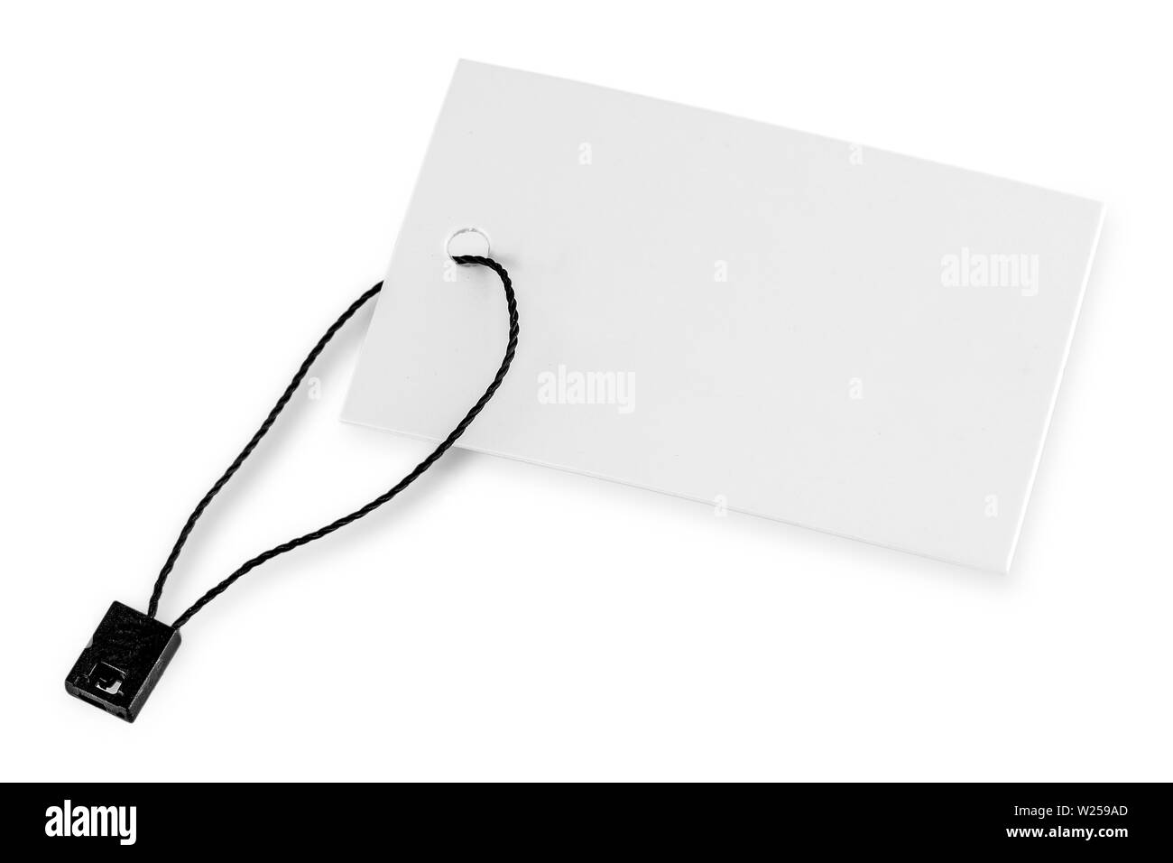 Blank paper price tag or label isolated Stock Photo Alamy