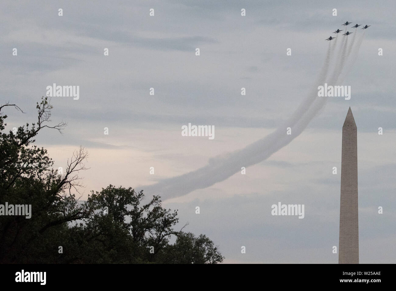 fly over on july 4 in washington
