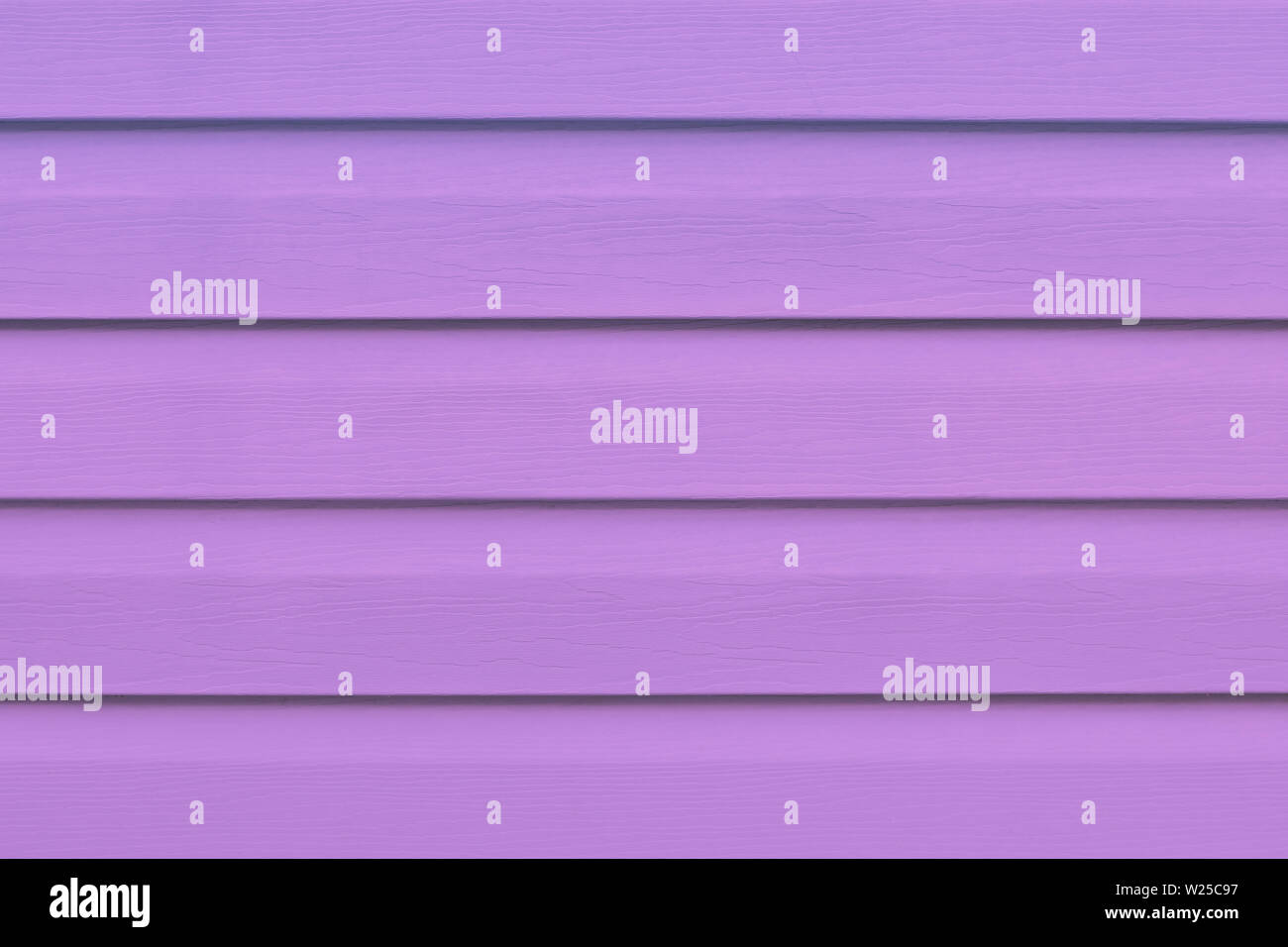 Violet wooden texture in lines, purple wood background. Pattern with pink wood planks on wall, floor. Wooden boards. Empty space. Siding frame striped Stock Photo