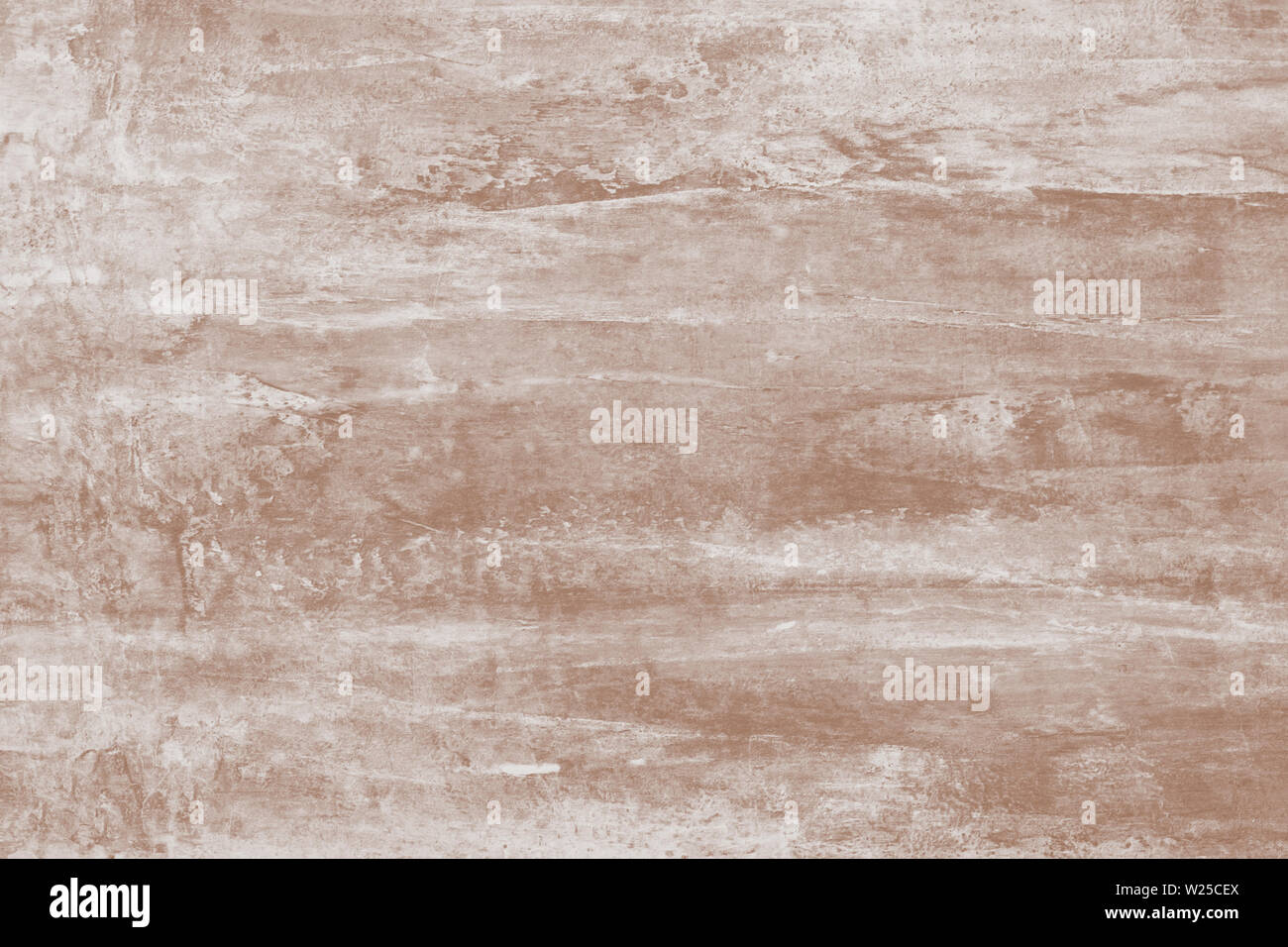 Painting, drawing. Abstract paint pattern of light brown with stains. Soft brown background of canvas. Illustration with blots on artistic backdrop. W Stock Photo