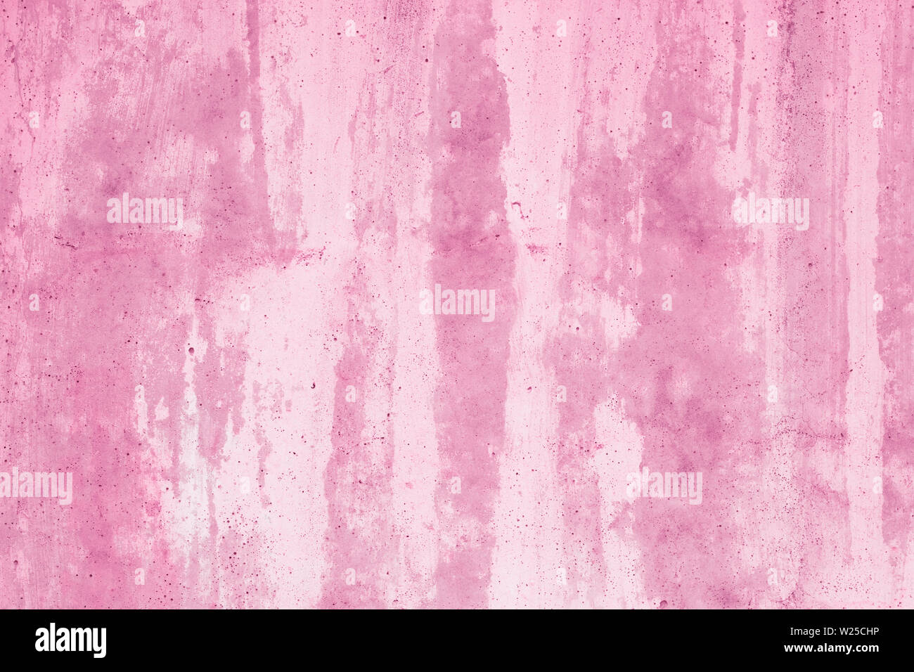 Pink Grunge Concrete Wall Texture with Weathered Stains, Abstract Pastel Cement Background for Minimal Design and Decorative Backdrop Stock Photo