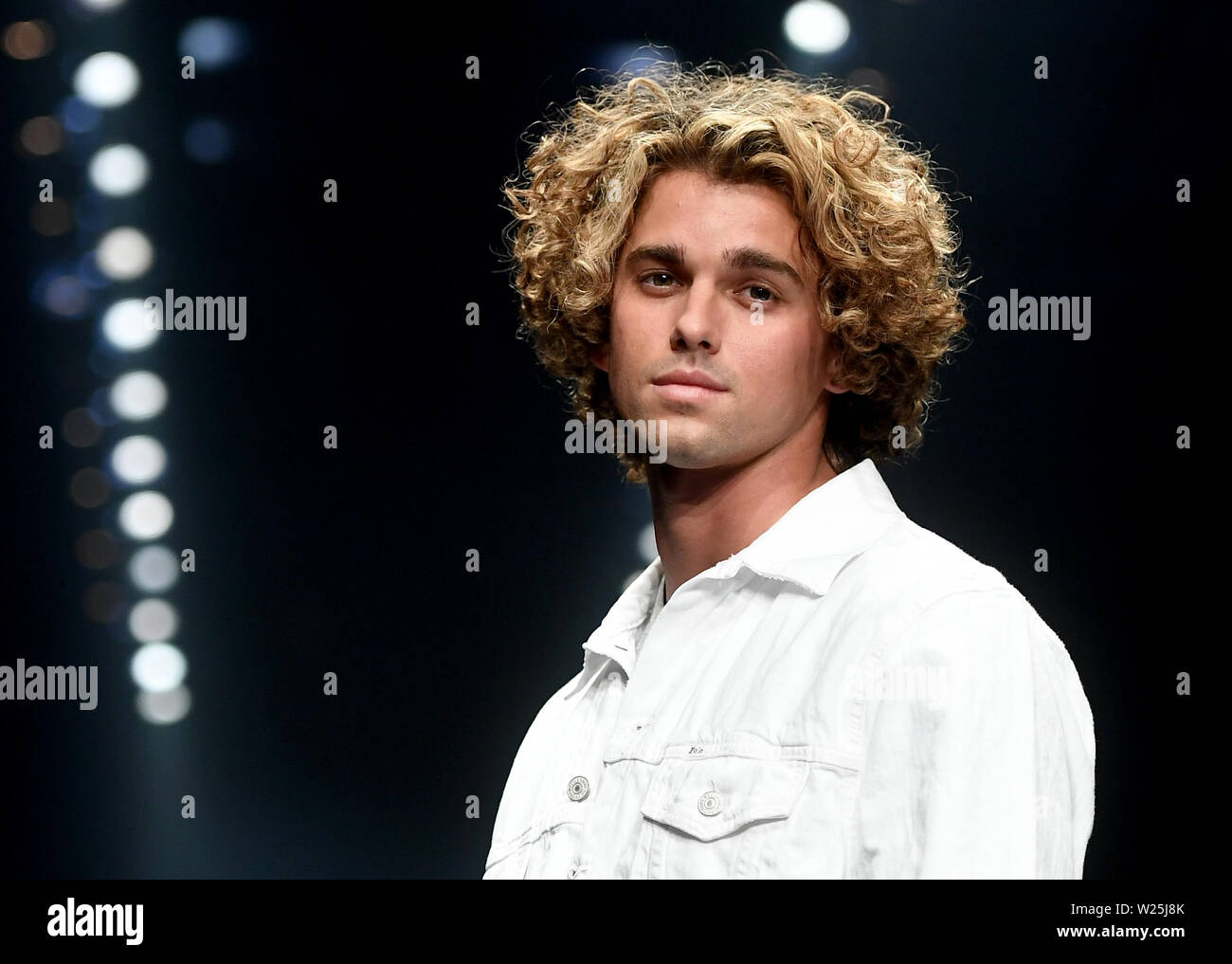 Berlin Germany 05th July 2019 Jay Alvarrez Walks The Catwalk On The Show About You The Collections For Spring Summer 2020 Will Be Presented At Berlin Fashion Week Credit Britta Pedersen Dpa Zentralbild Dpa Alamy Live News