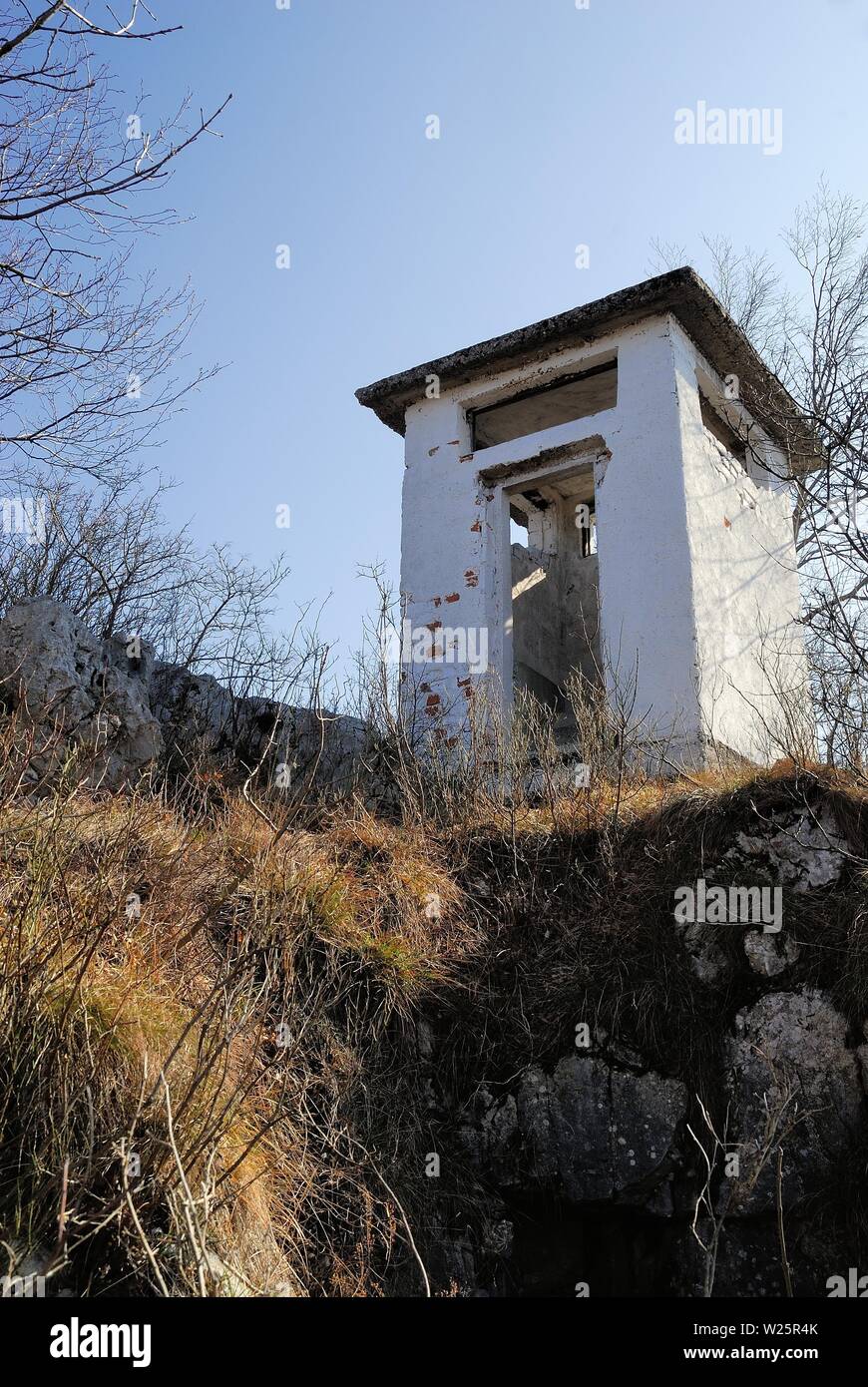 The Italian-Slovenian border was the scene of bloody battles during the  WWI. It was part of the Iron Curtain during the Cold War years. On that  border the circulation has been free