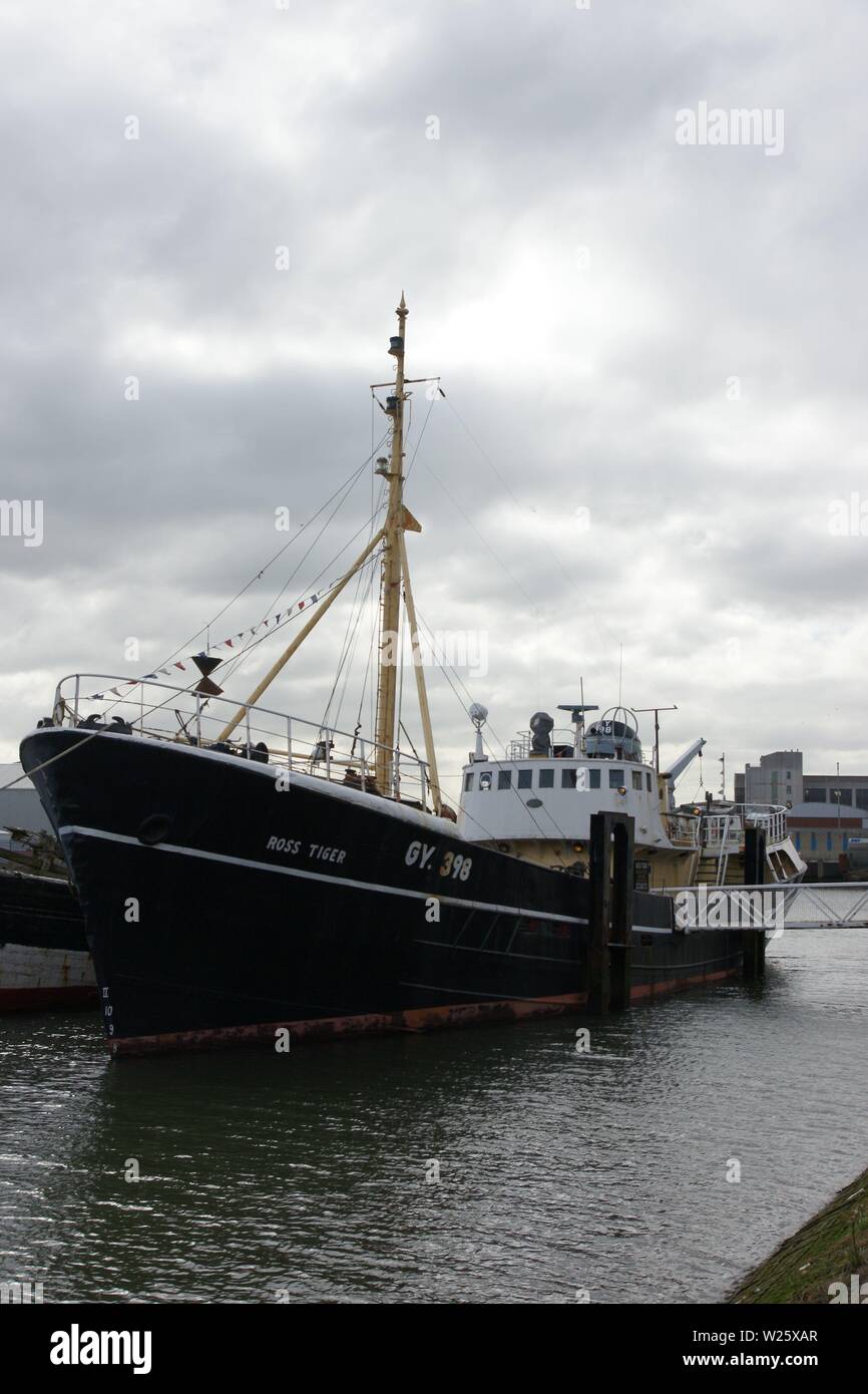 Ross Tiger, sidewinder fishing trawler Stock Photo