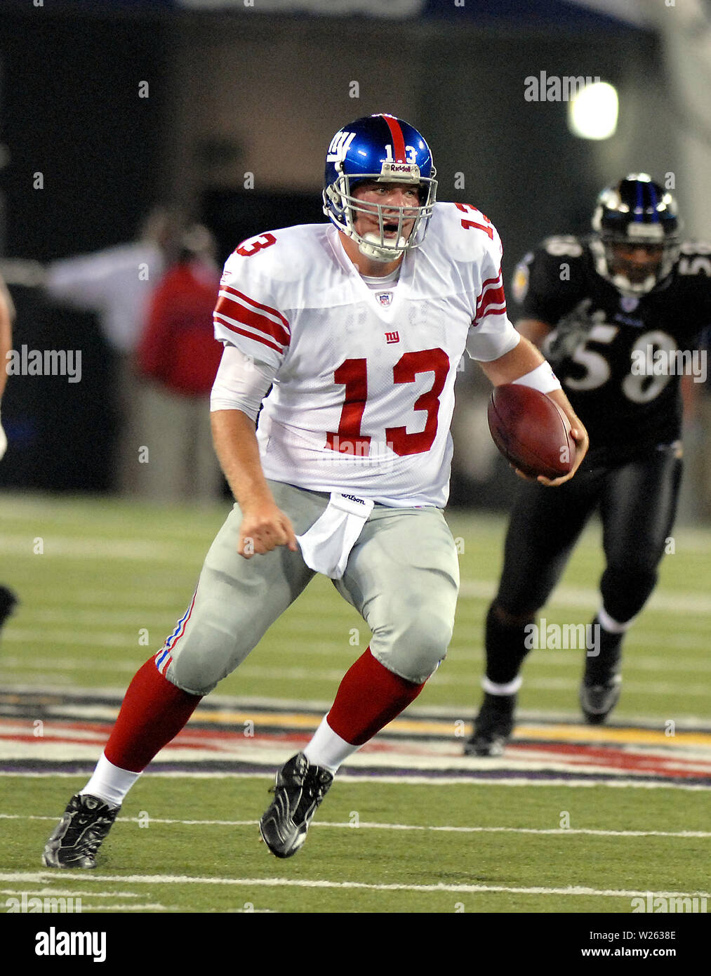 Baltimore Md August 19 2007 New York Giants