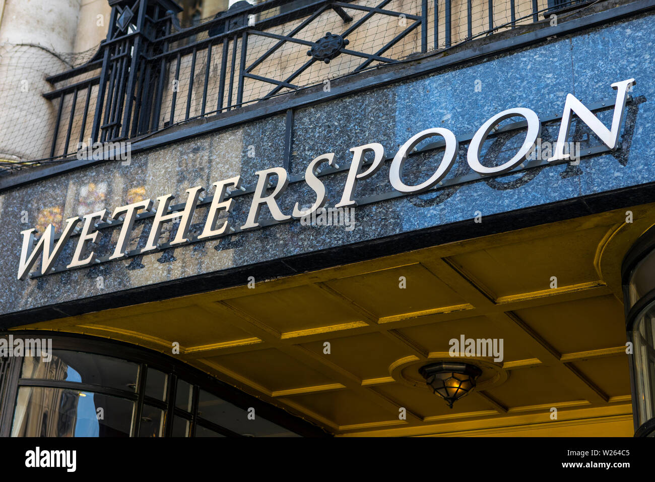 Wetherspoons logo wetherspoon logo hires stock photography and images