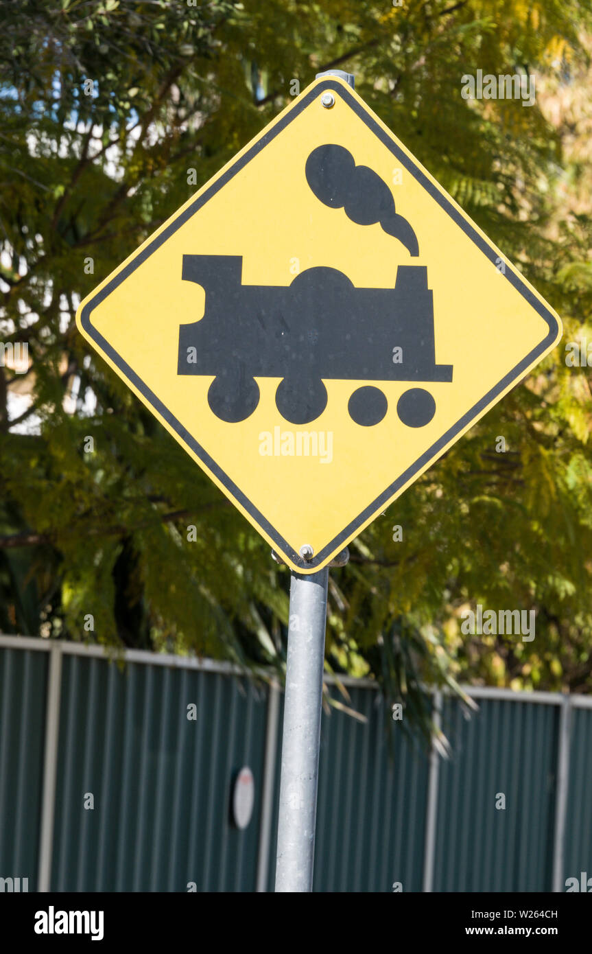 Railway crossing sign hires stock photography and images Alamy