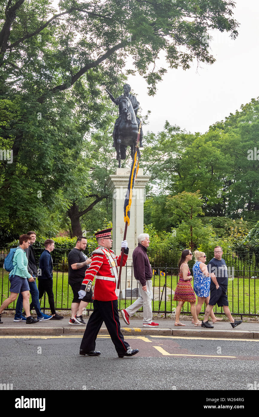 Glasgow, Scotland, UK. 06th July 2019 A Scottish Orange Order march