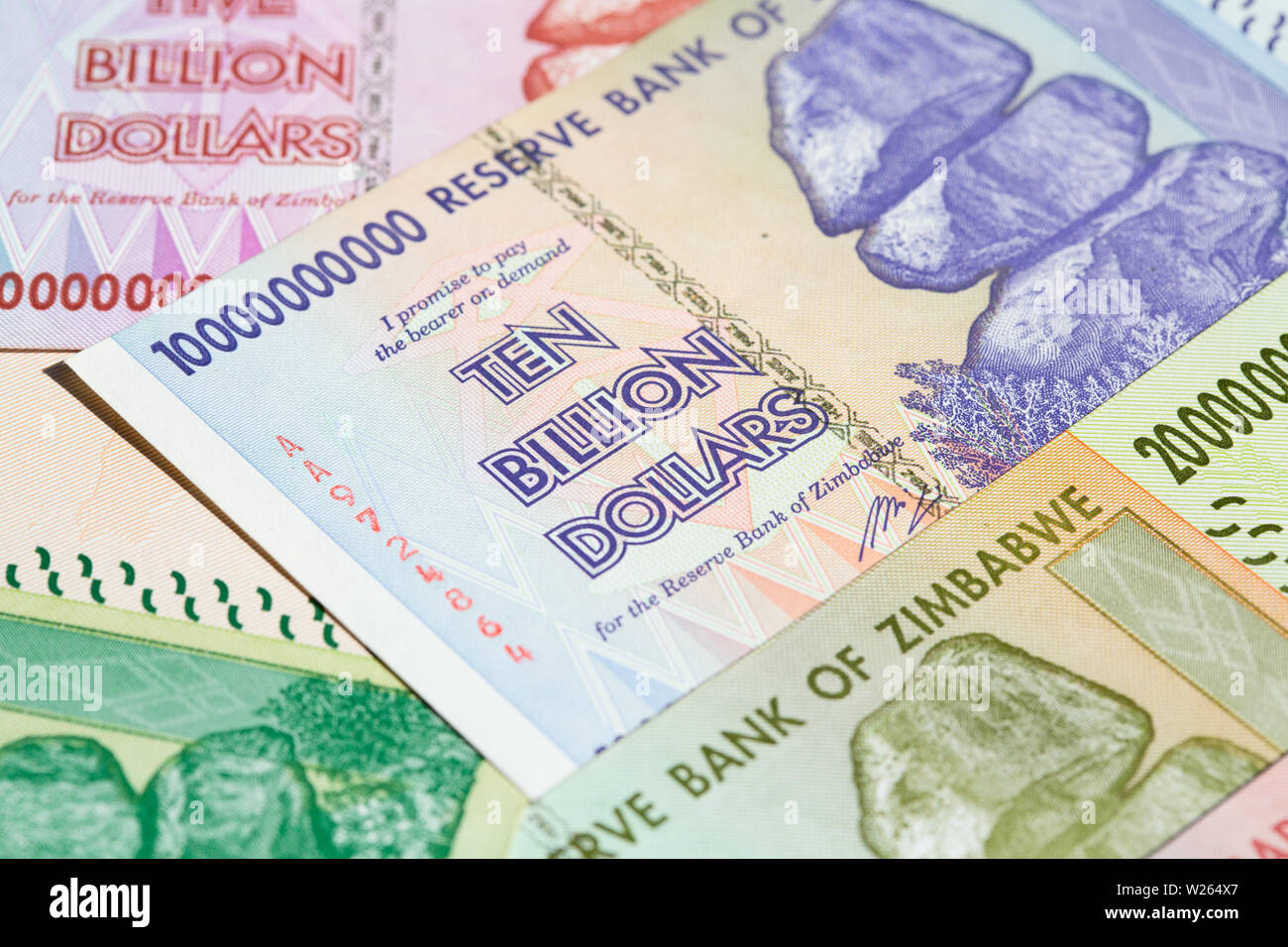 Banknotes of Zimbabwe after hyperinflation Stock Photo - Alamy