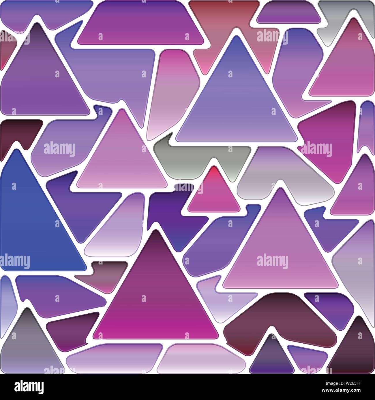 abstract vector stained-glass mosaic background - purple and violet ...
